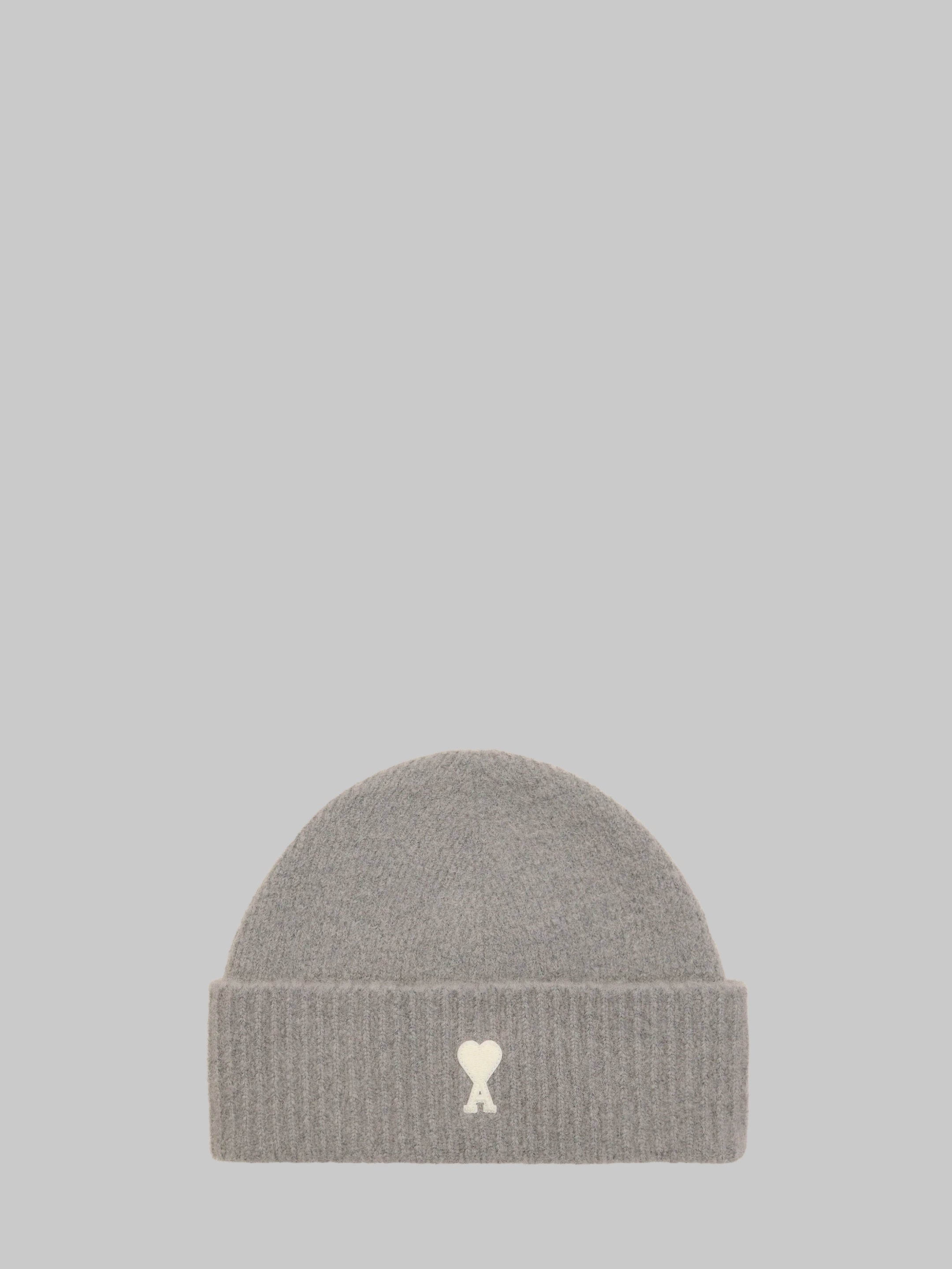 Grey alpaca Ami de Coeur beanie