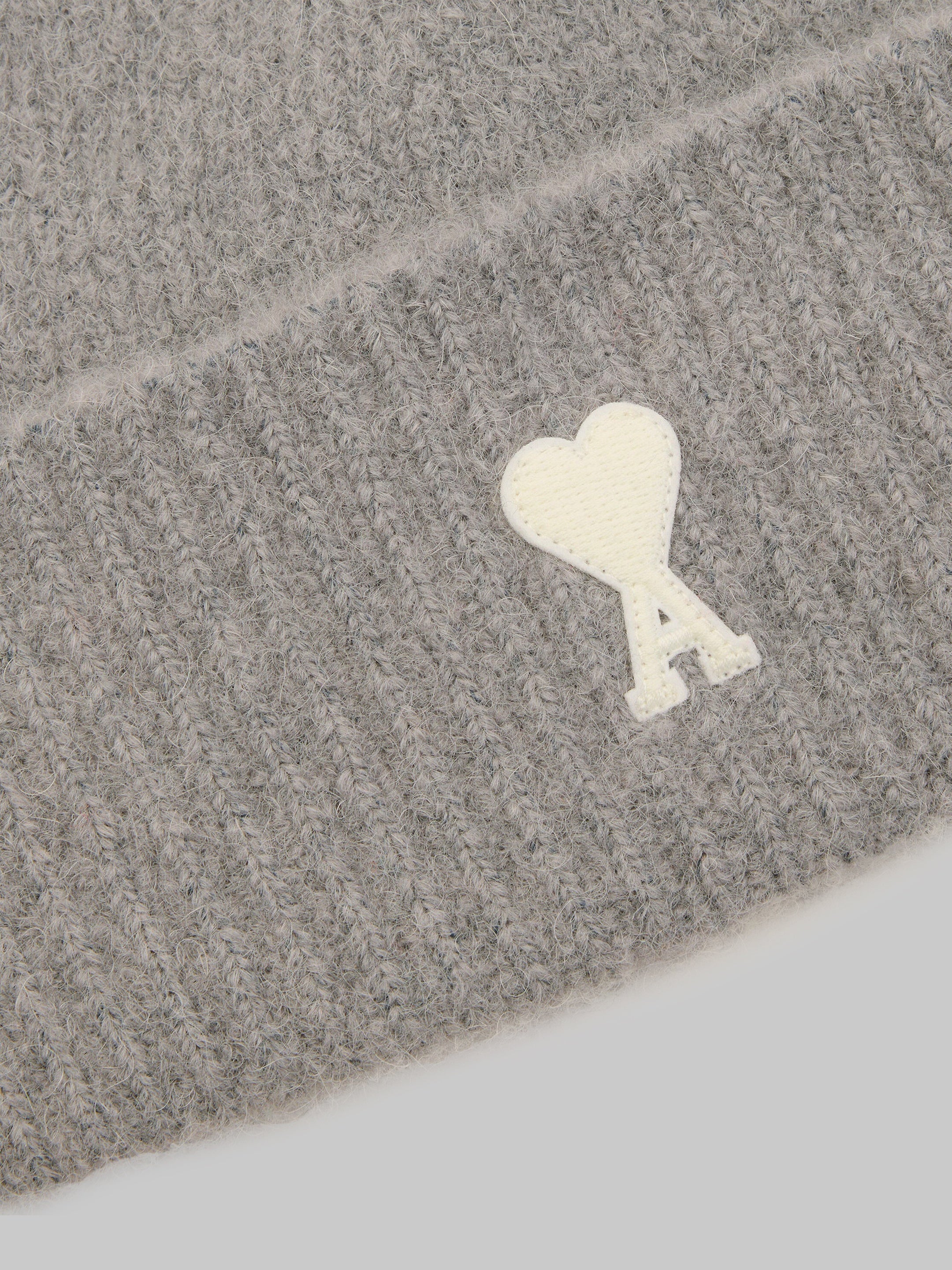 Grey alpaca Ami de Coeur beanie