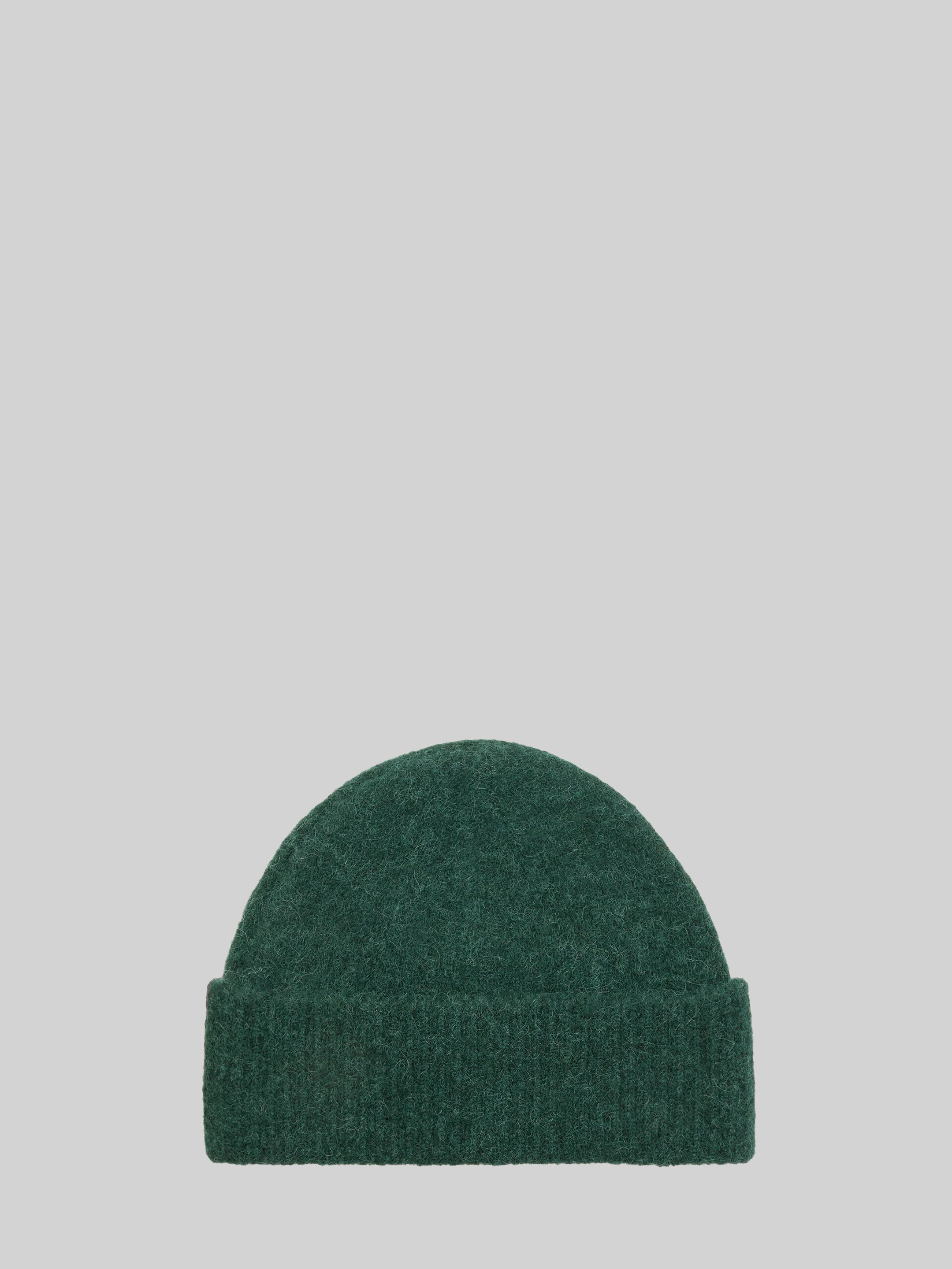 Green alpaca Ami de Coeur beanie