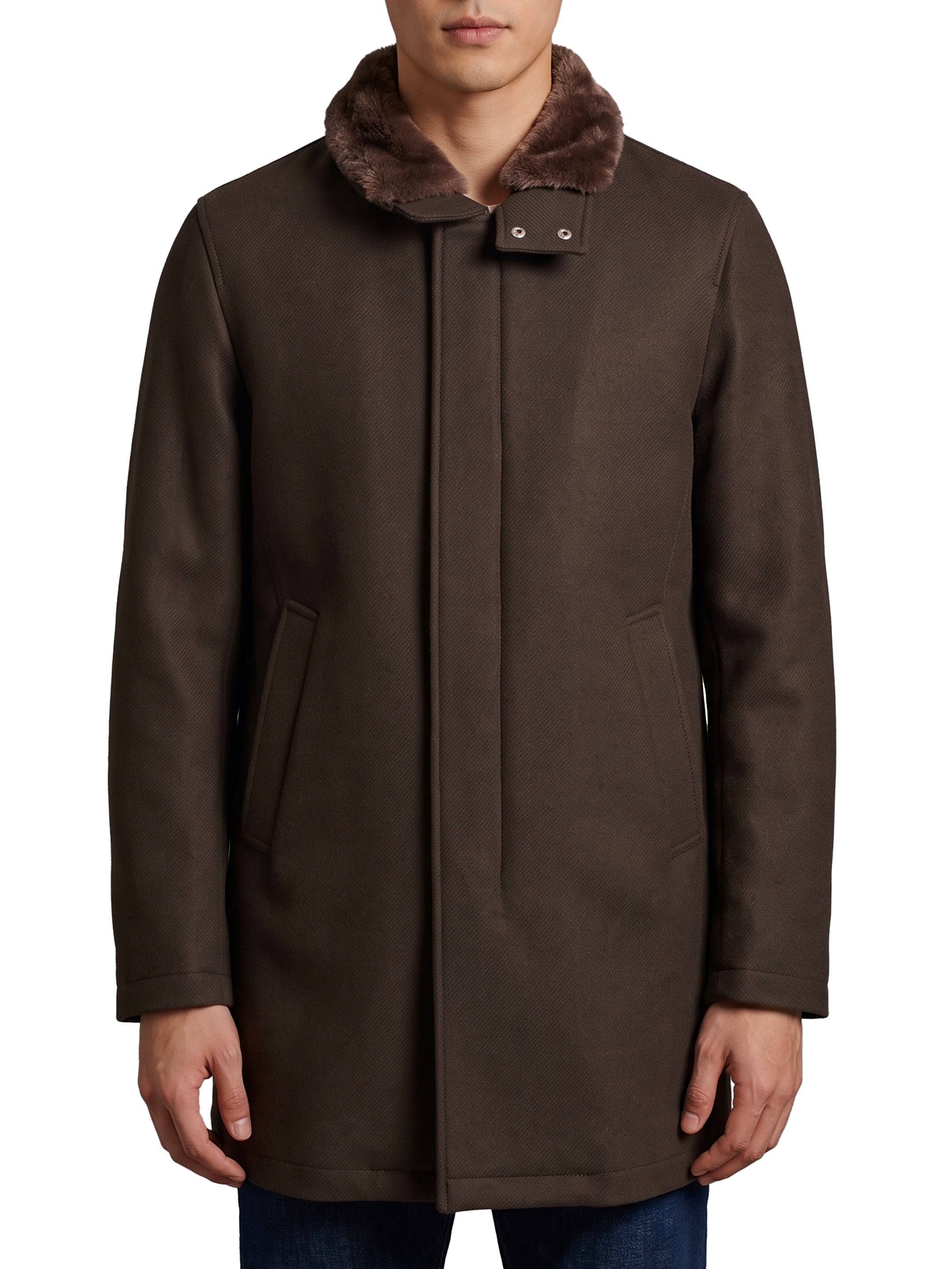 Brown short coat