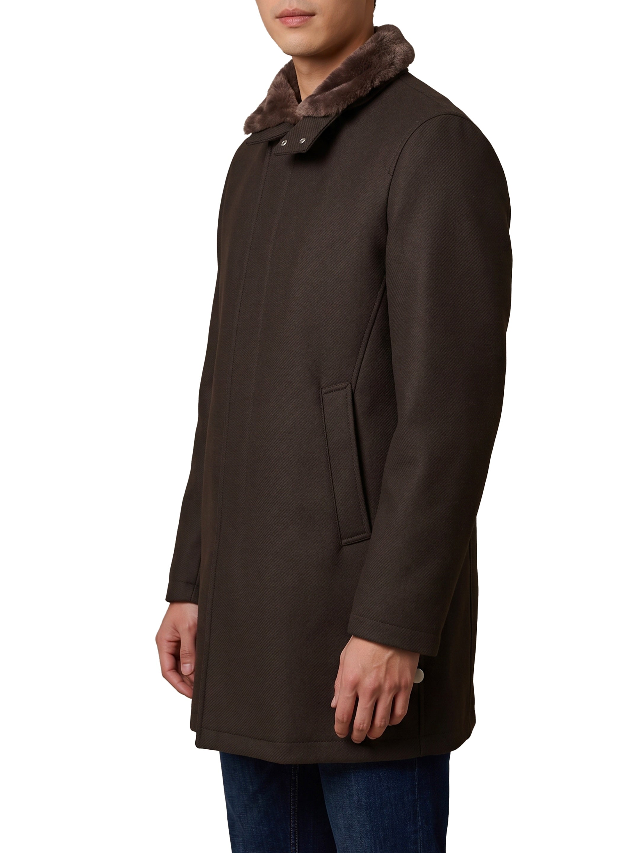Brown short coat