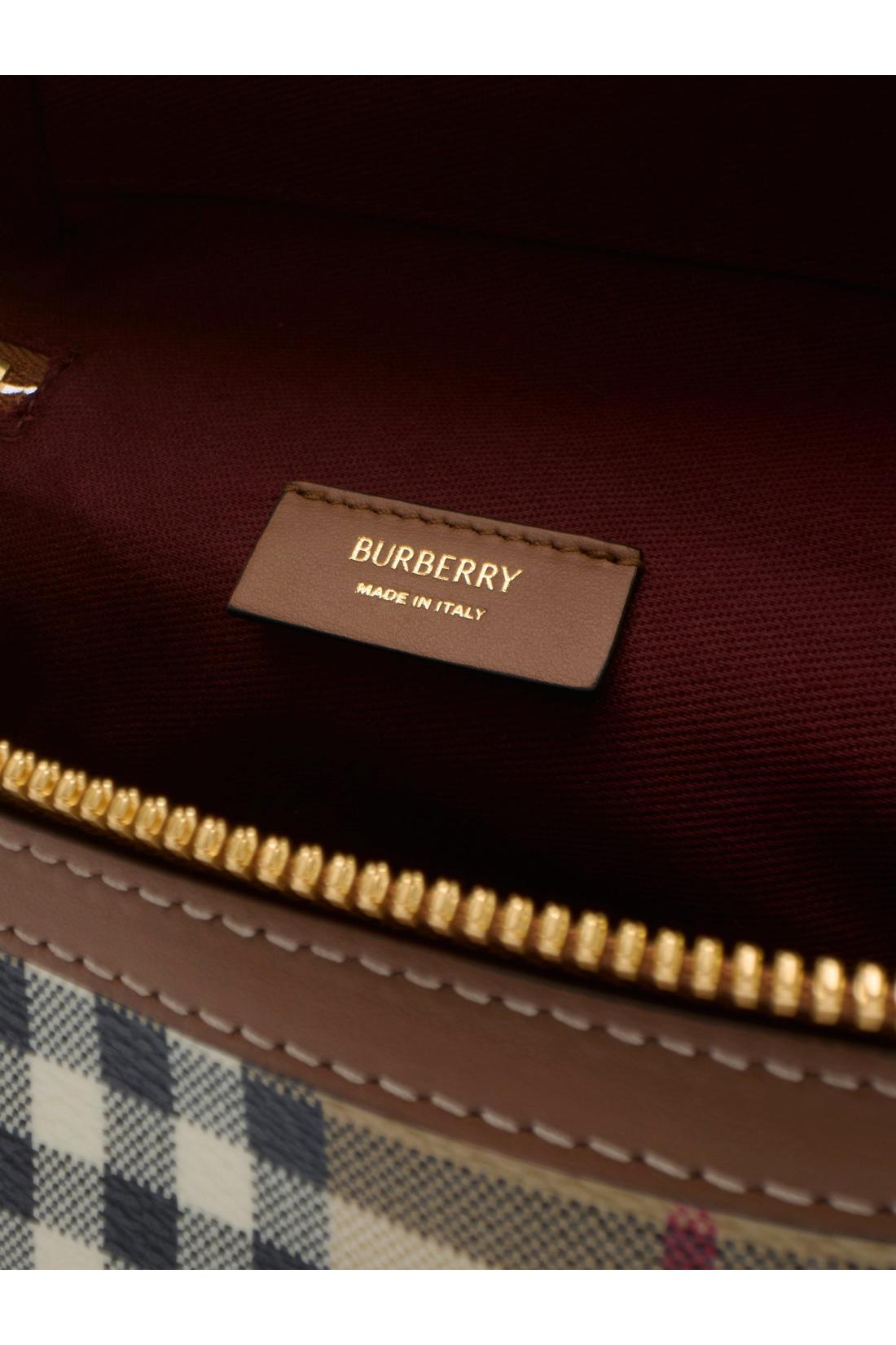 Mini Check Vanity Bag.