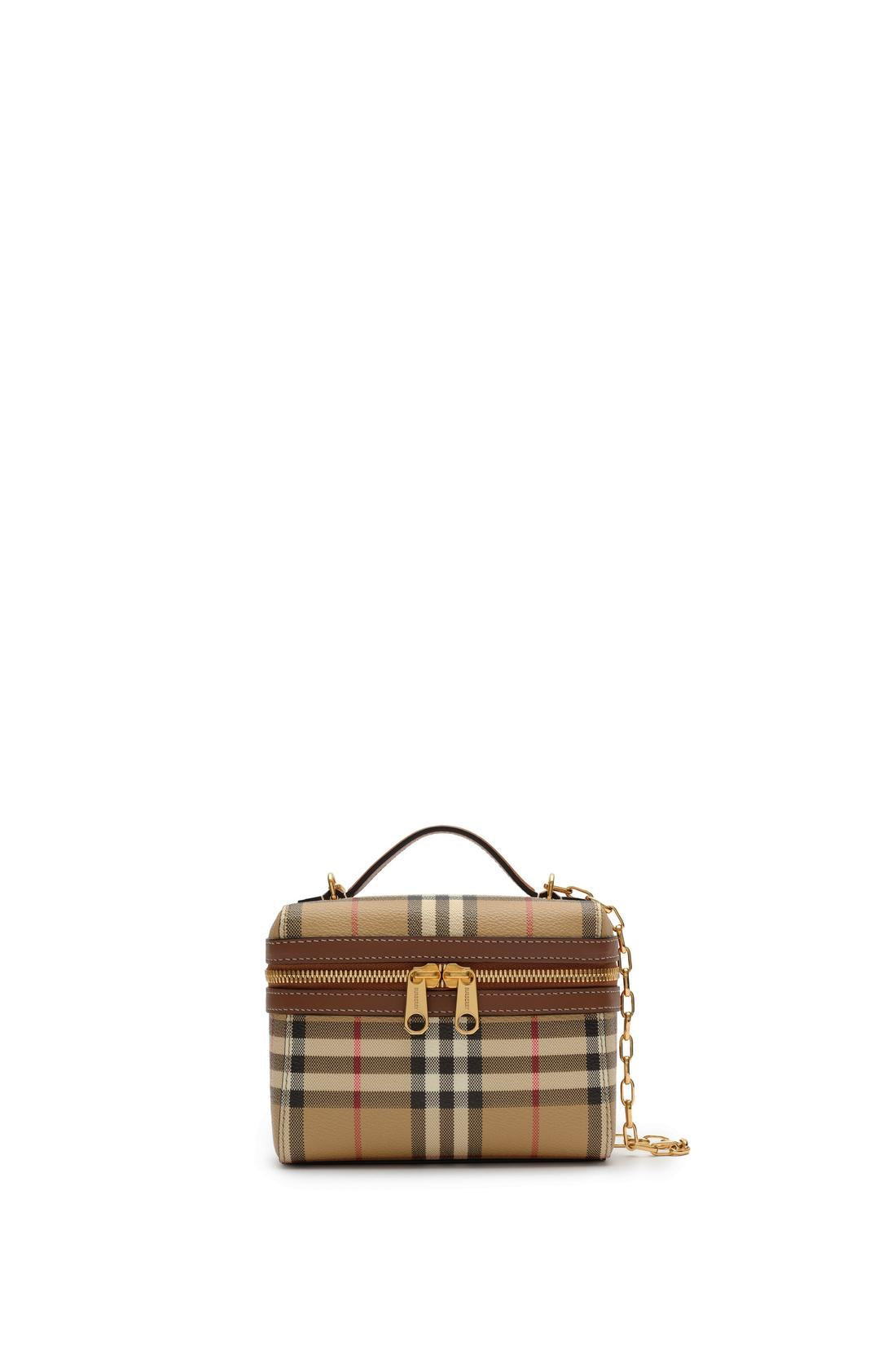 Mini Check Vanity Bag.