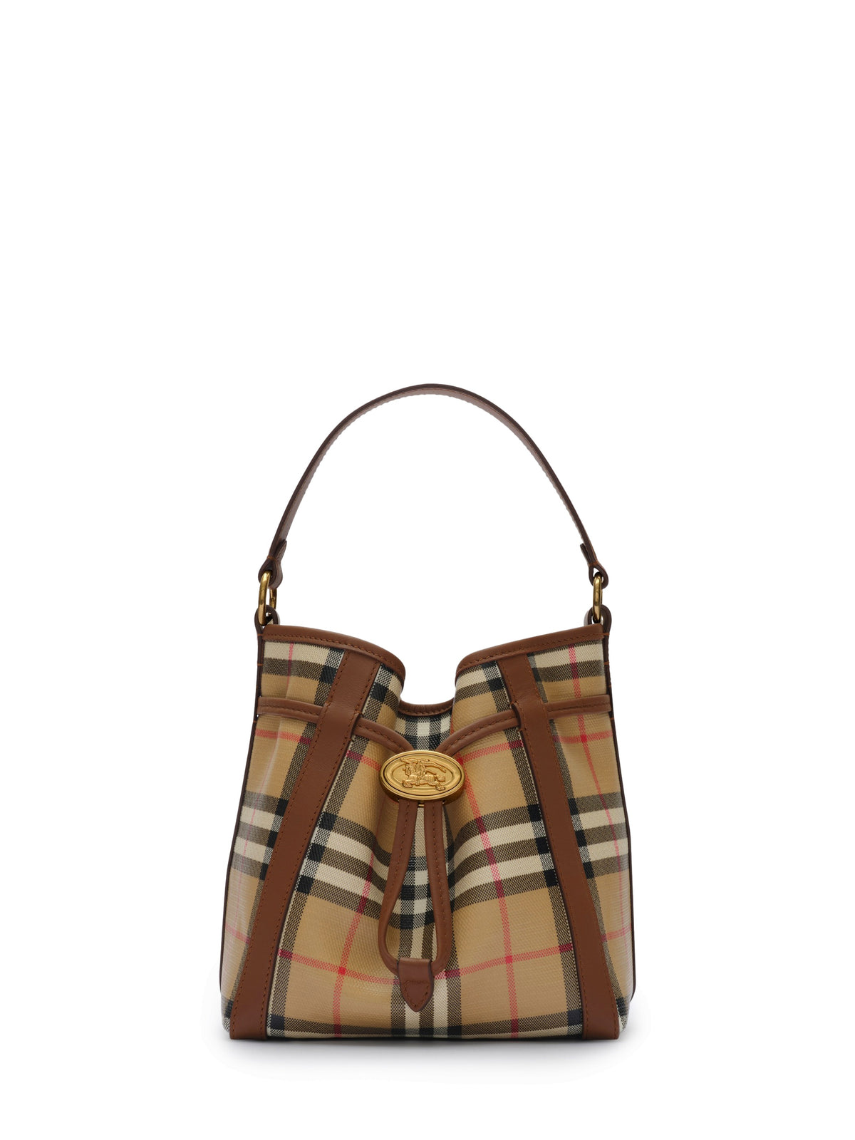 Mini Check bucket bag