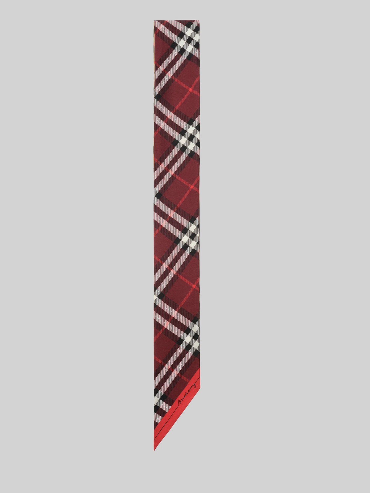 Silk twill ribbon