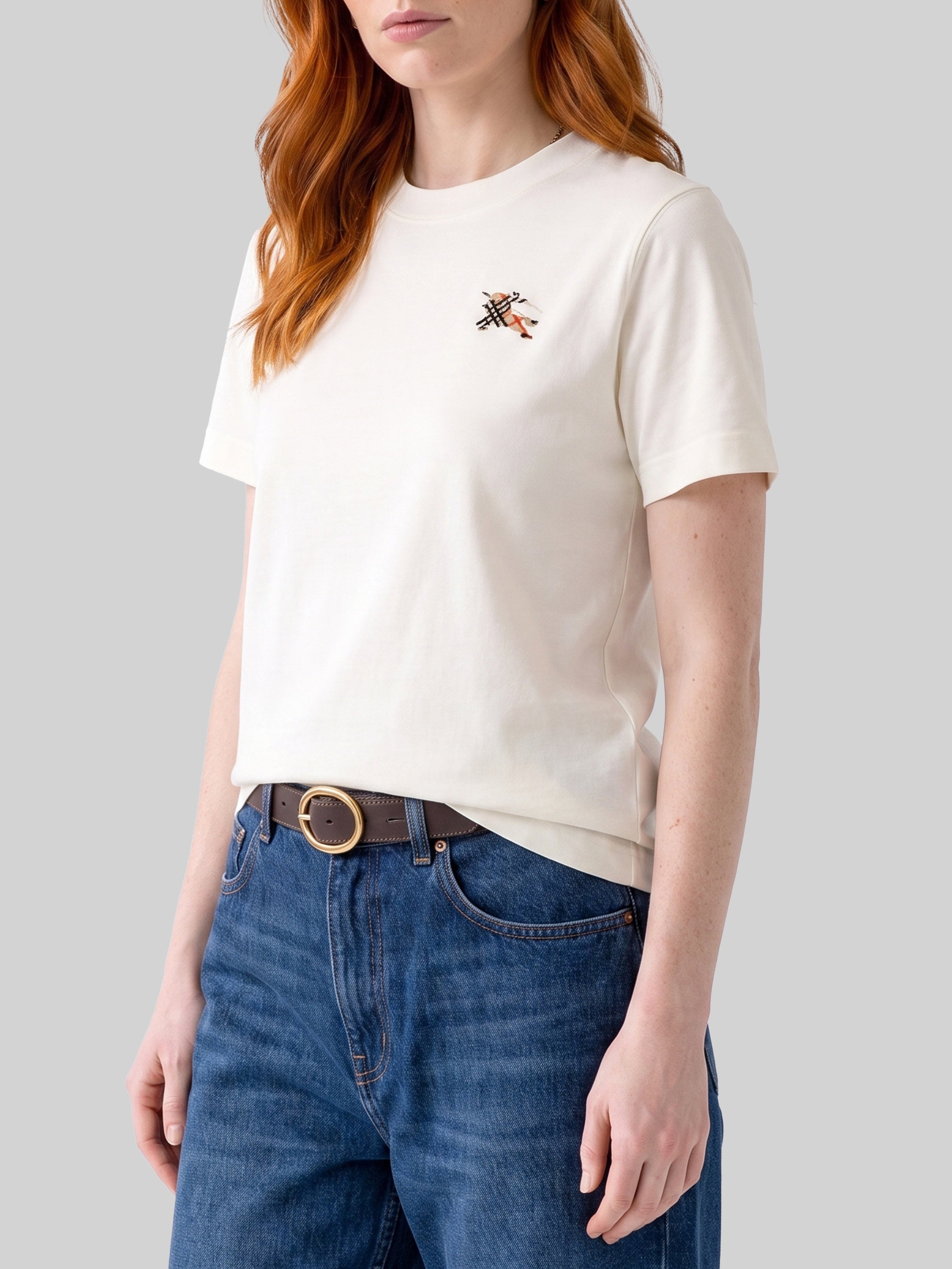 Knight Check cotton T-shirt