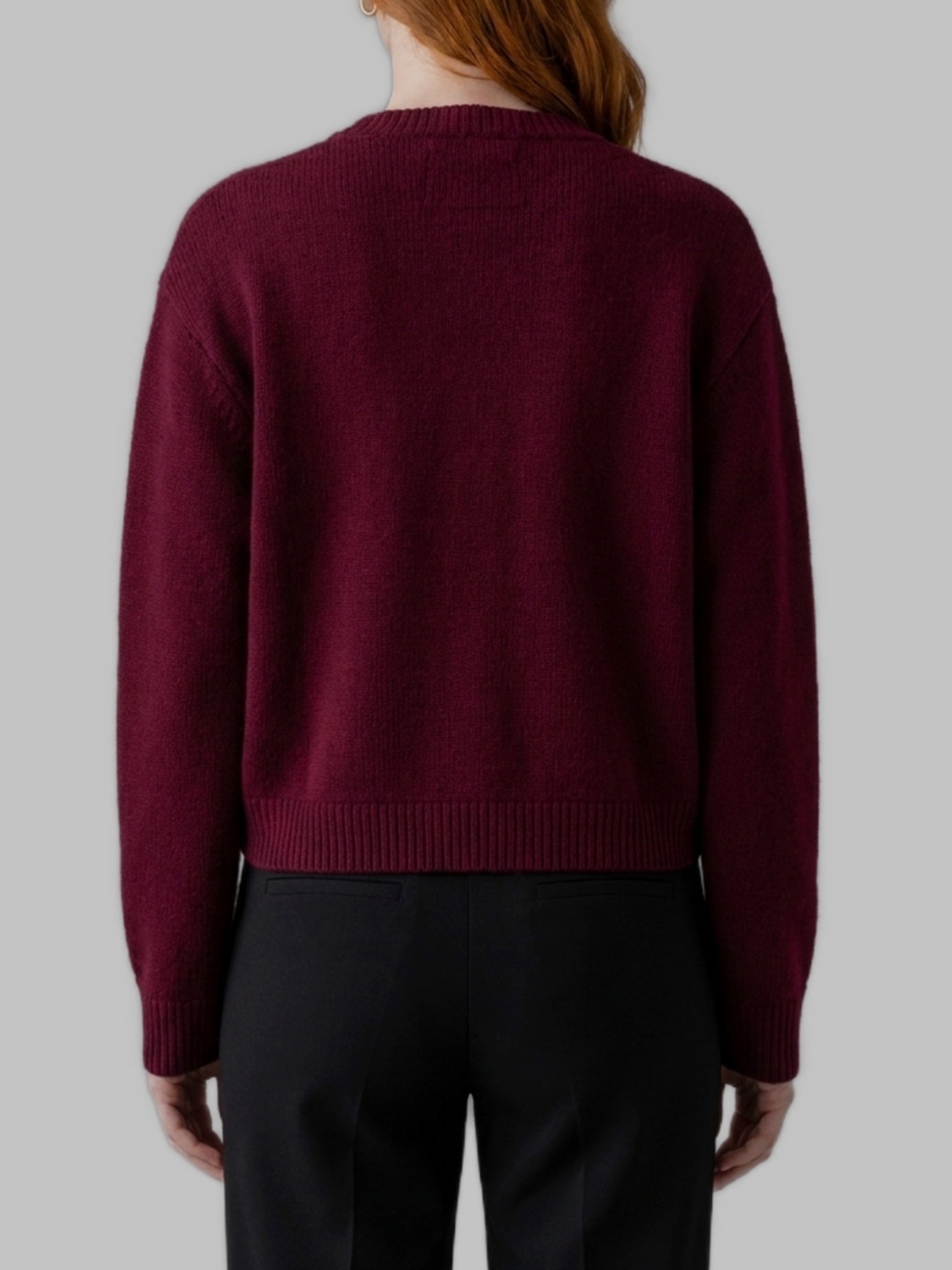 Deep Plum Emmylou cardigan jacket