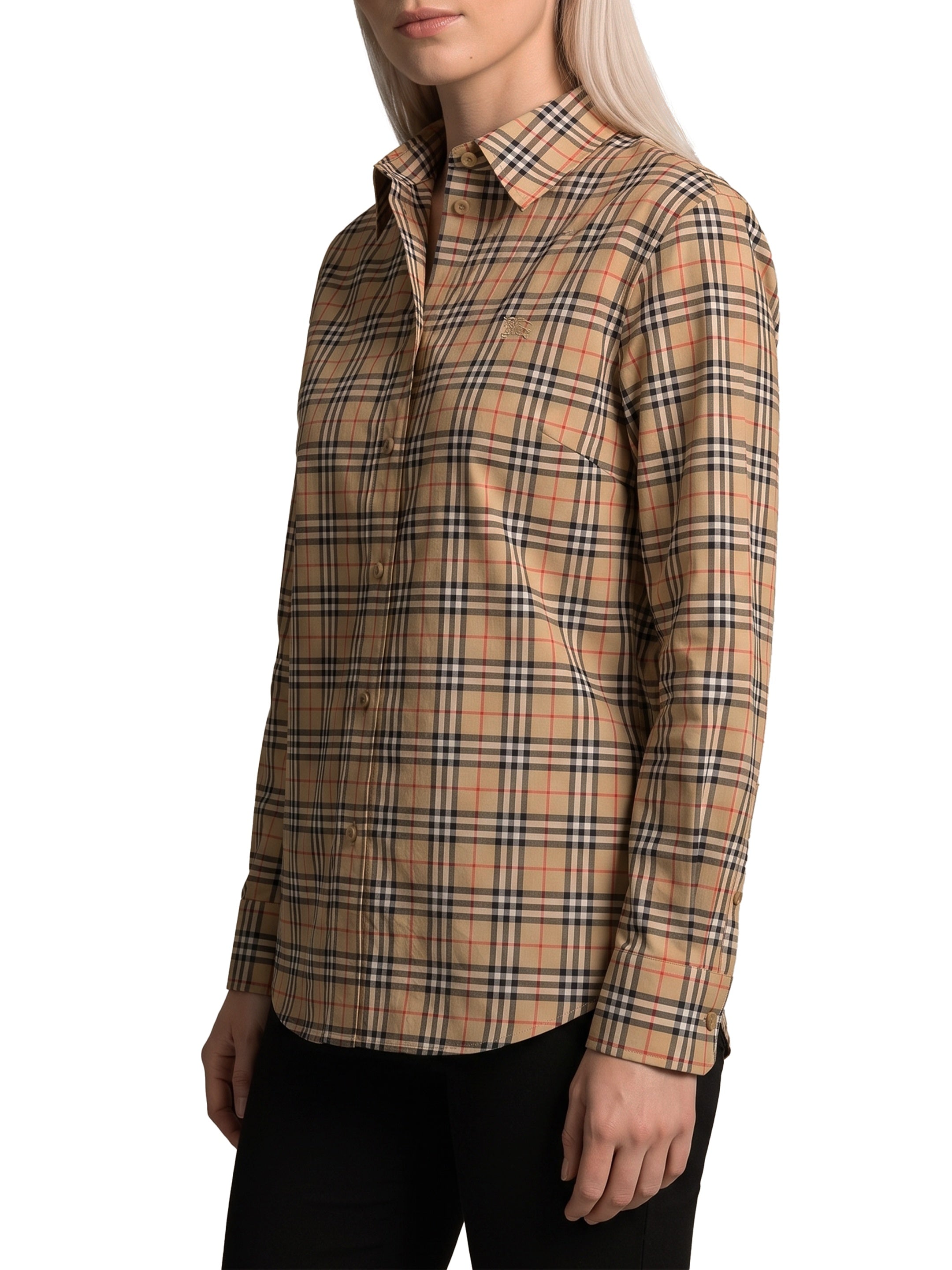 Emma cotton Check shirt