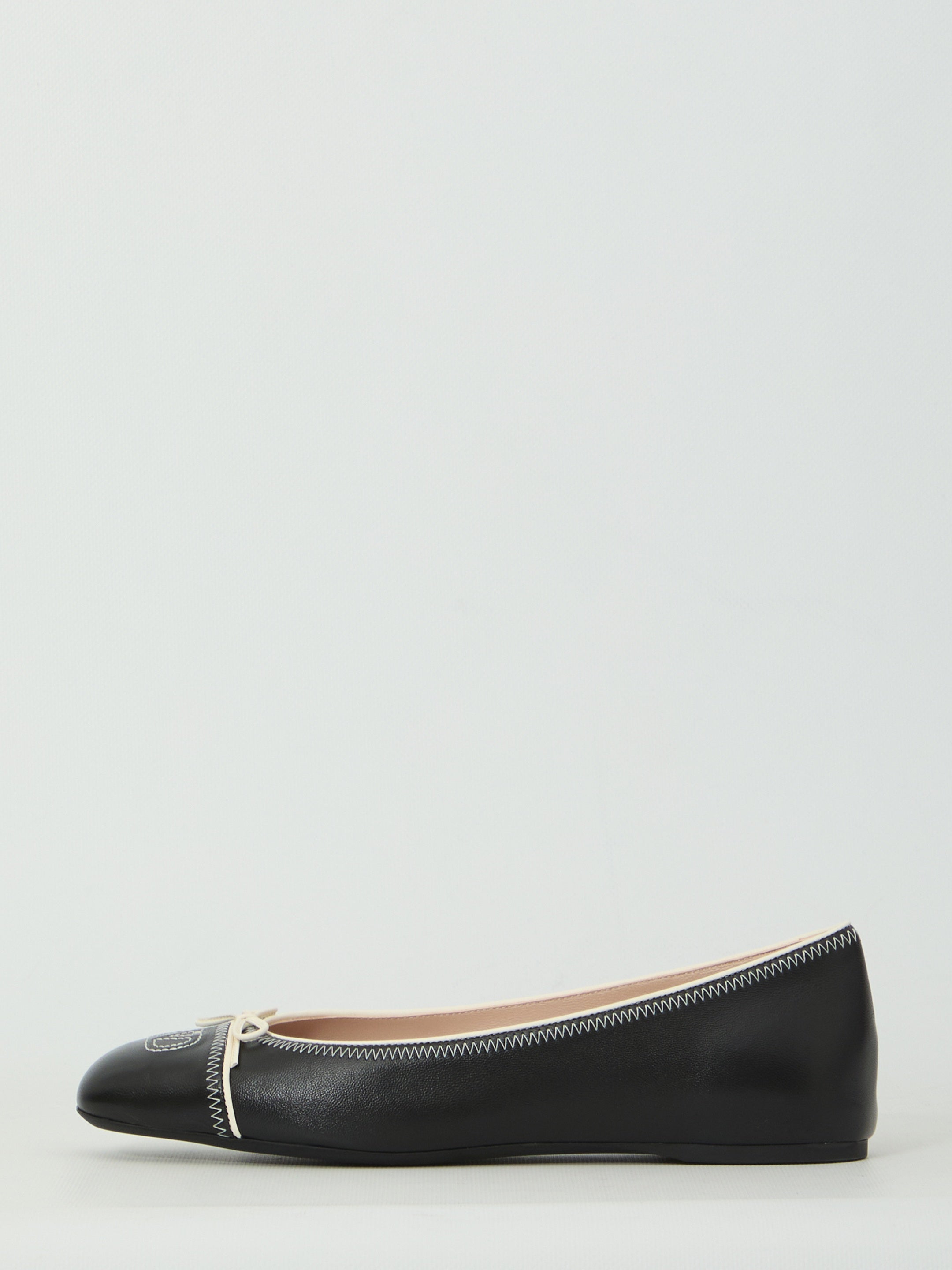 VLogo Signature ballet flats