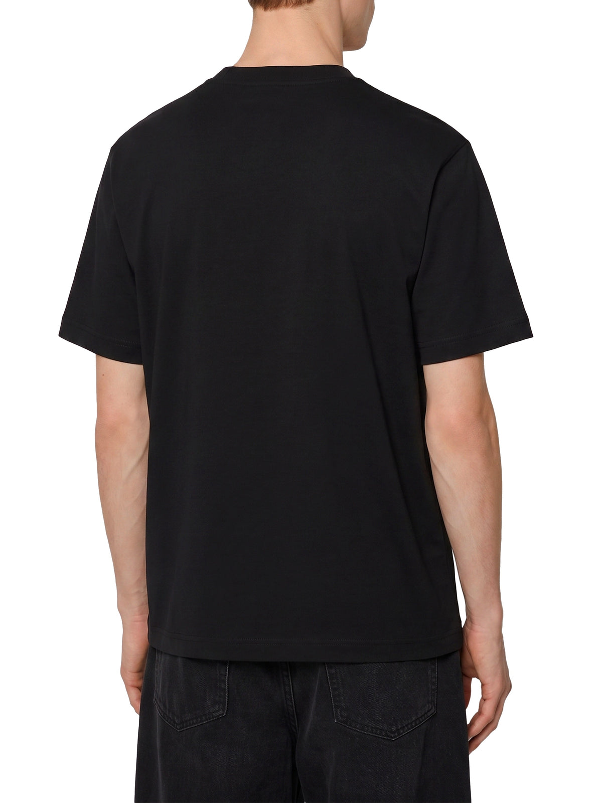 Cotton T-shirt with Check flag