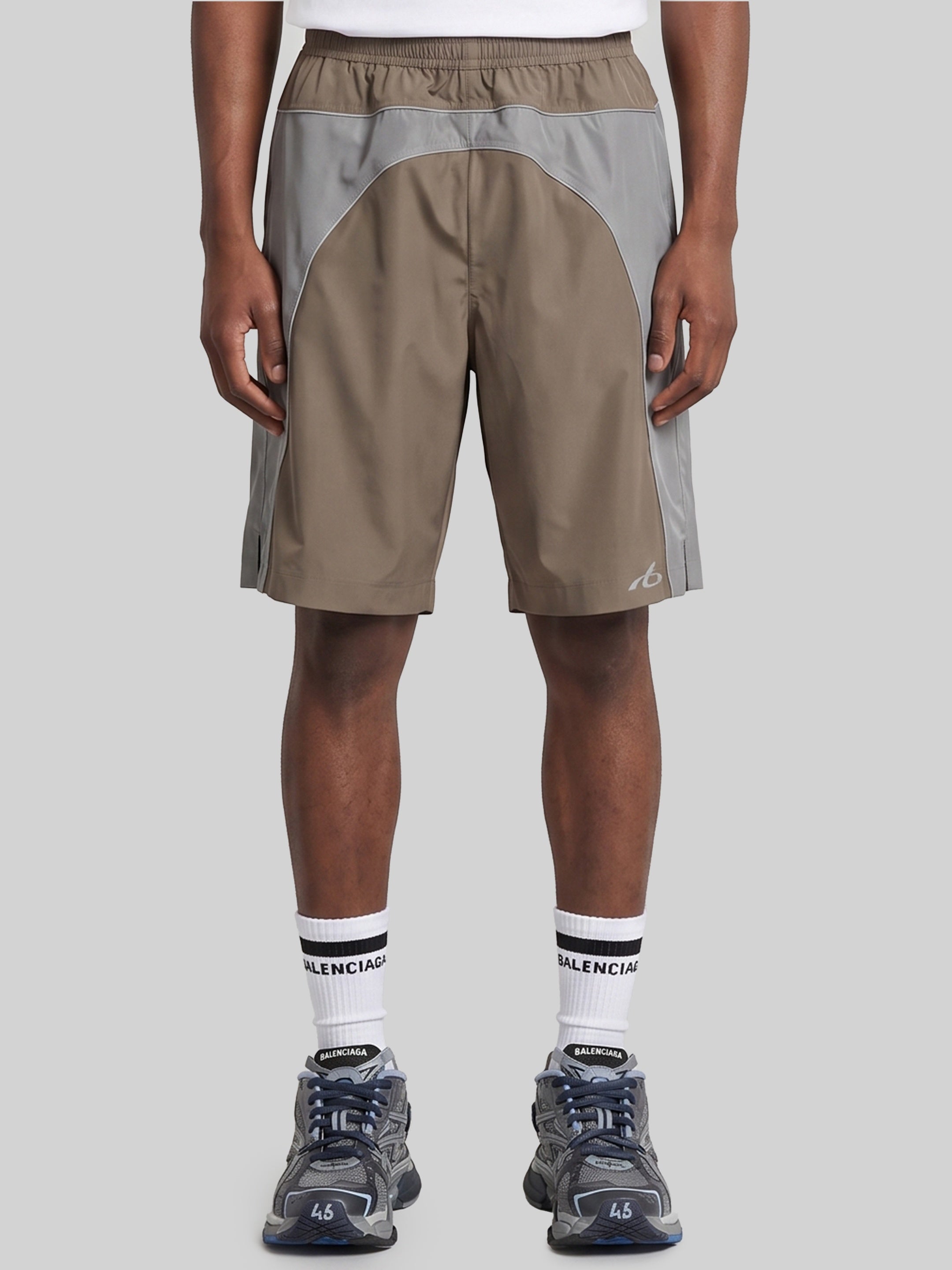 Techwear track shorts