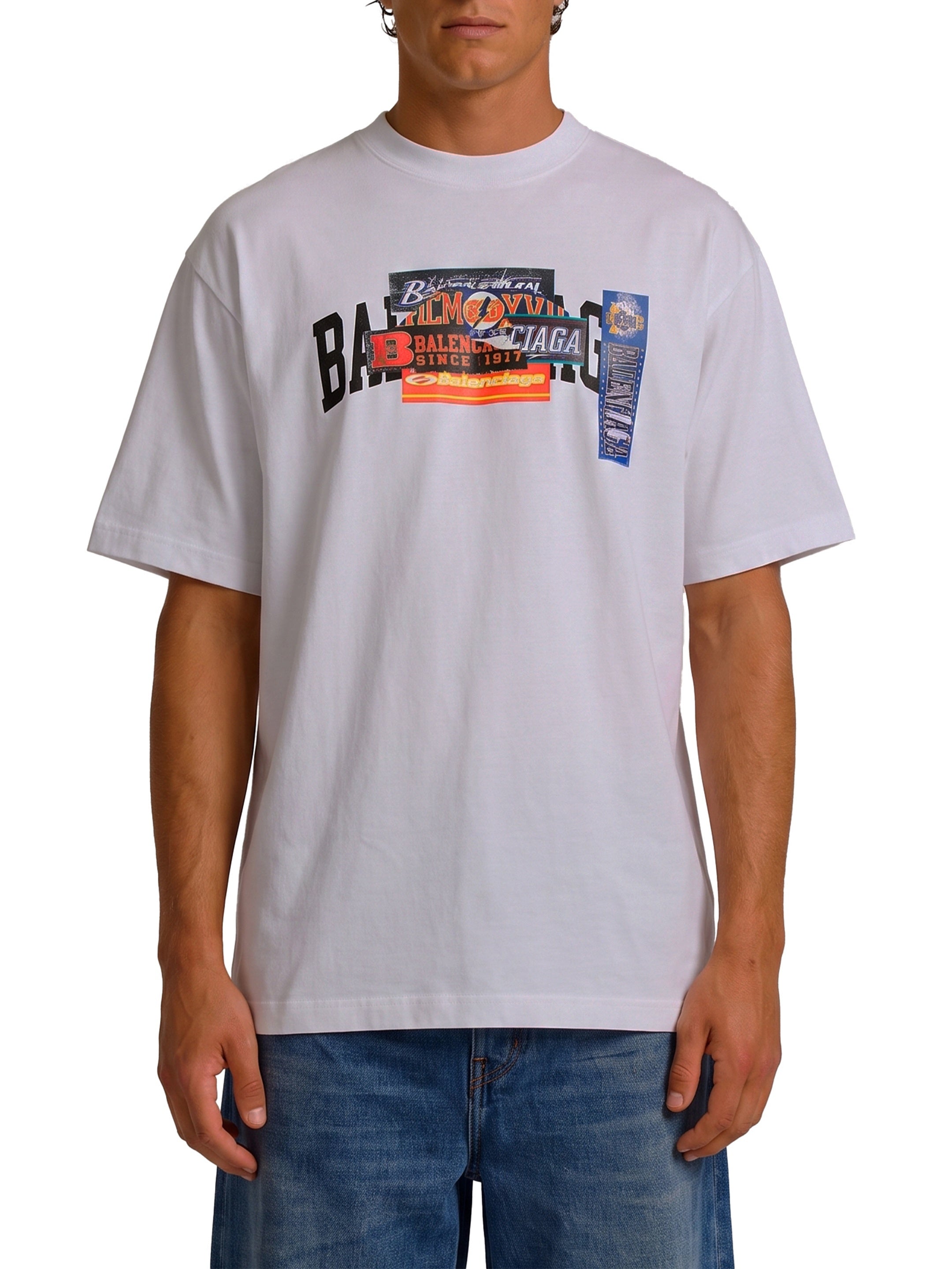 Medium fit Bumper Stickers T-shirt
