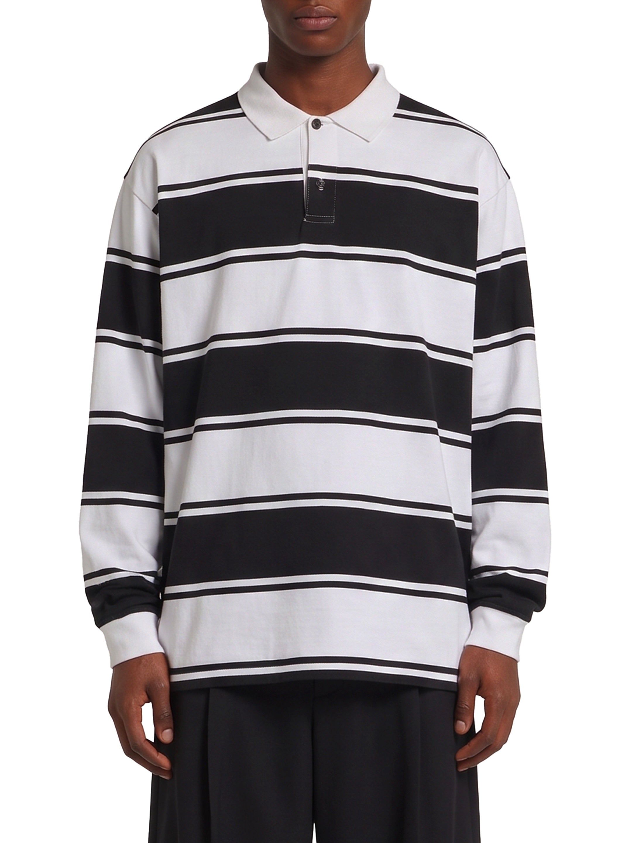 Long-sleeved polo shirt