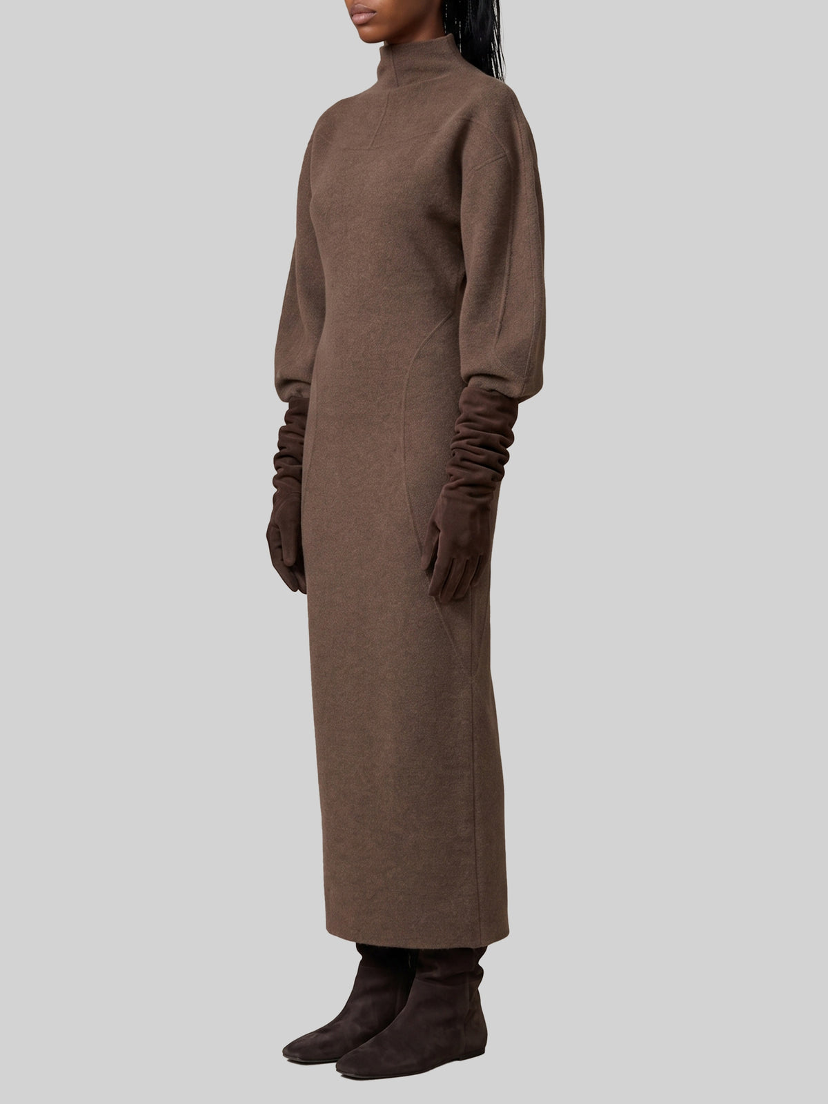 Tenuta maxi dress in wool and cashmere