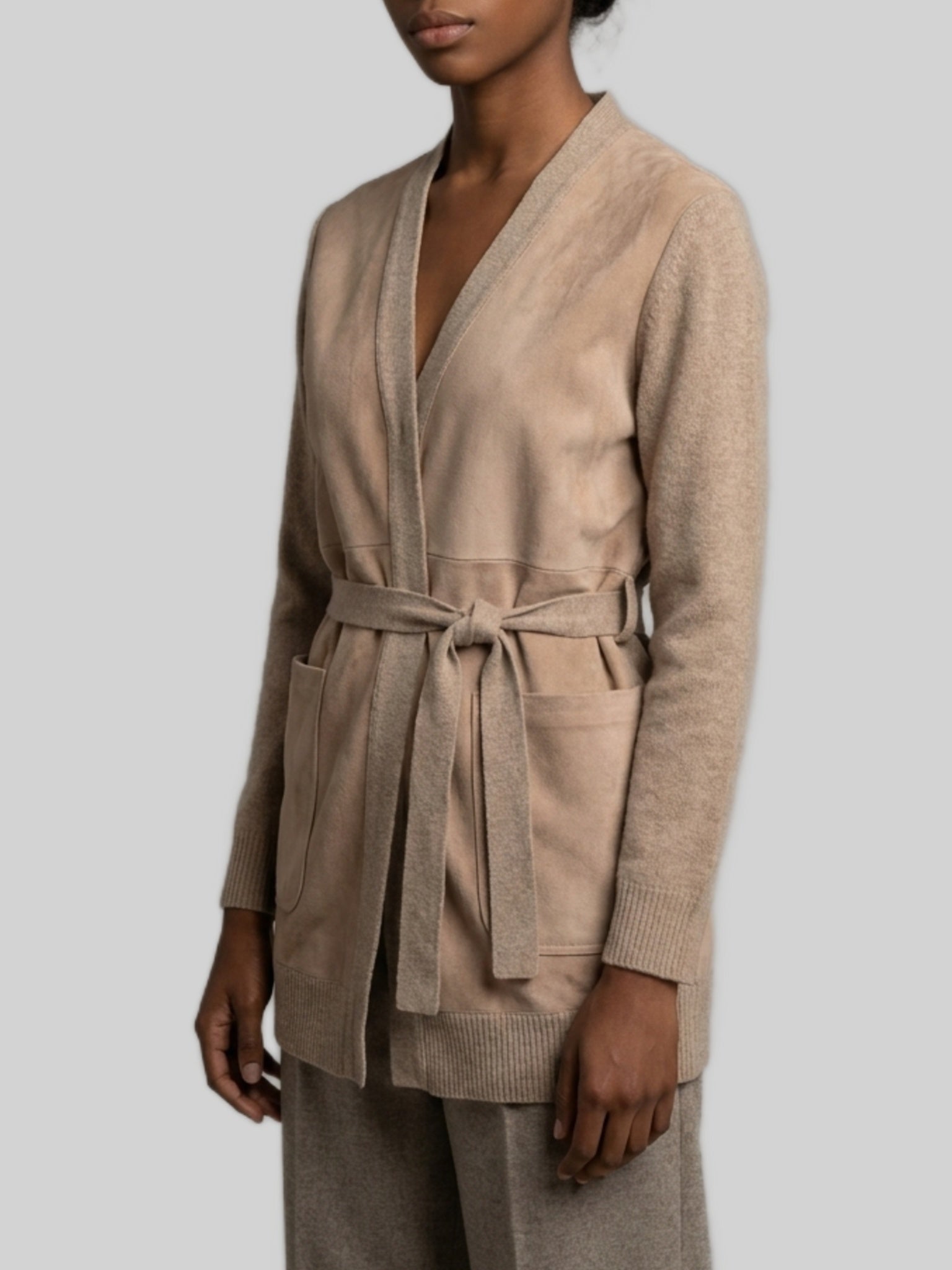 Oliveto cardigan in wool and cashmere
