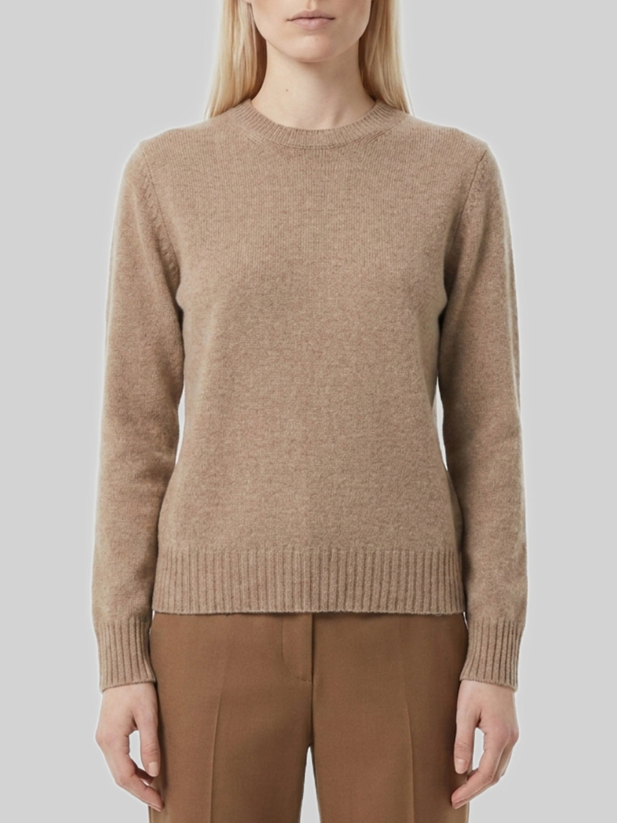 Lume sweater in dark grey cashmere