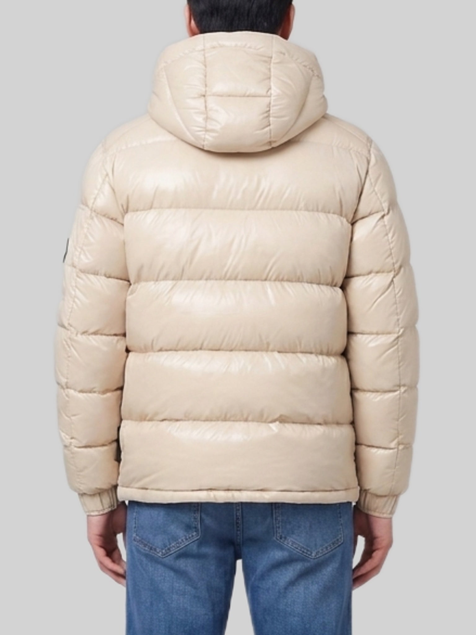 Polar Tech hooded down jacket