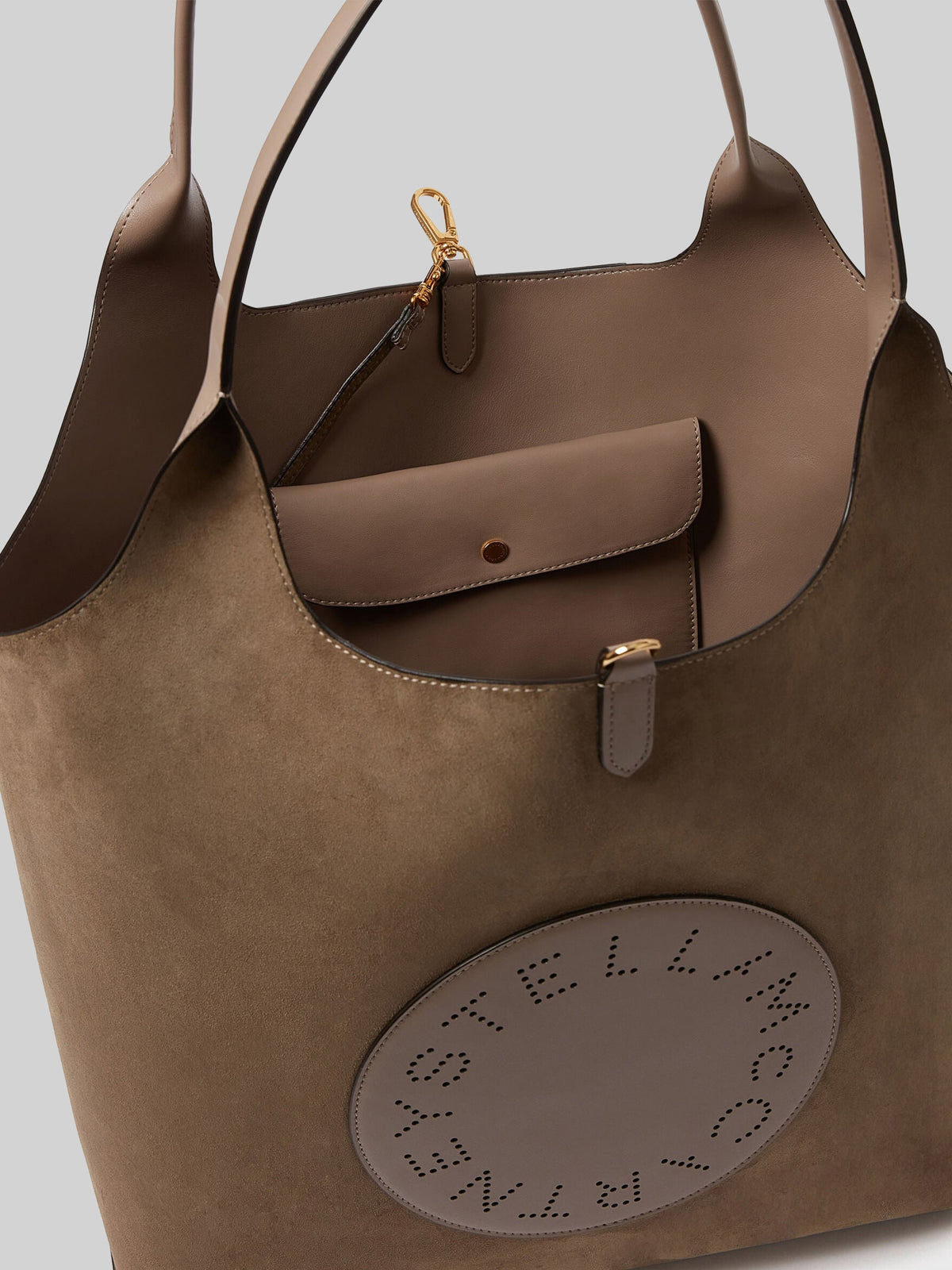 Reversible tote bag with logo