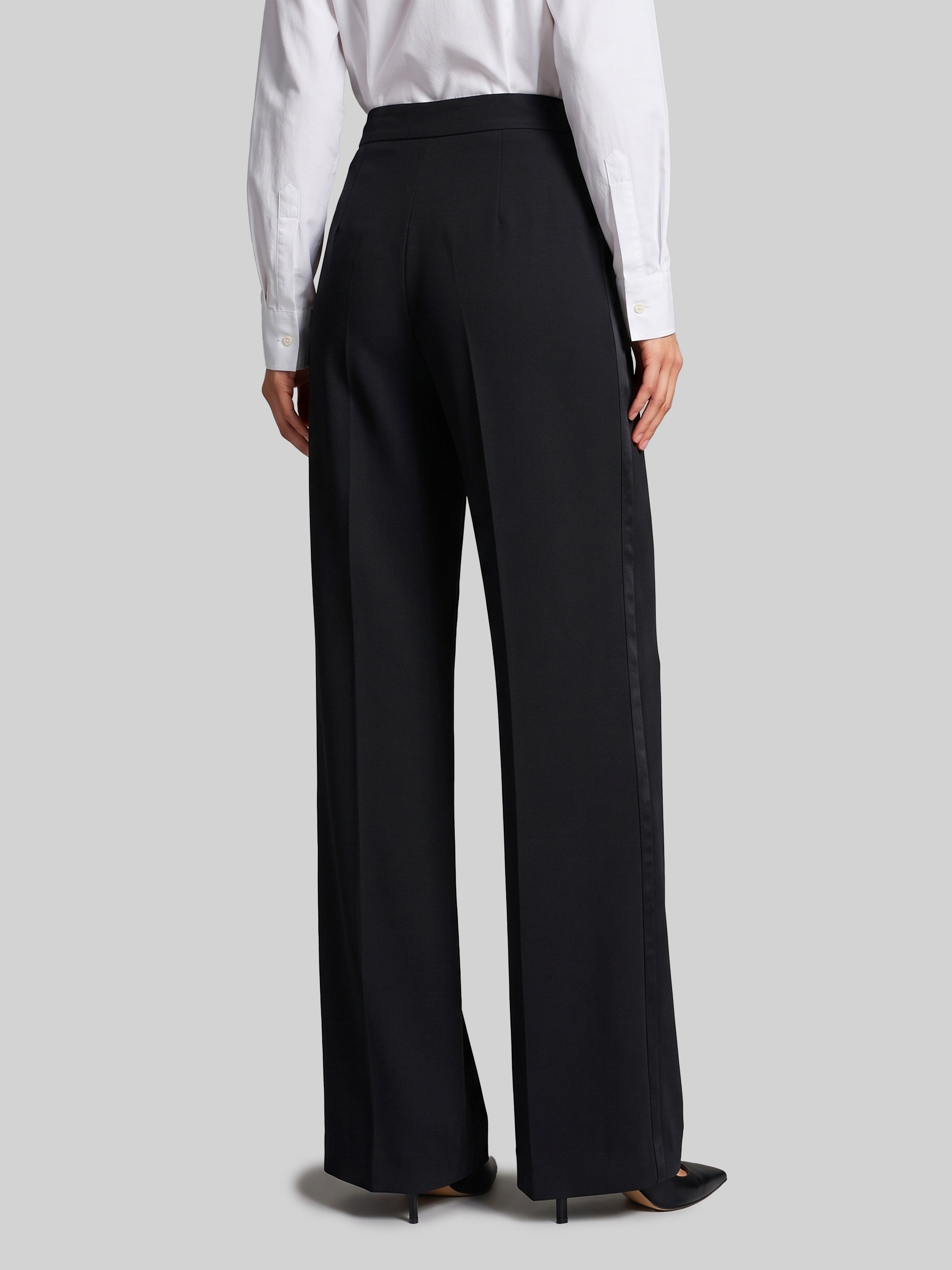 Black smoking trousers
