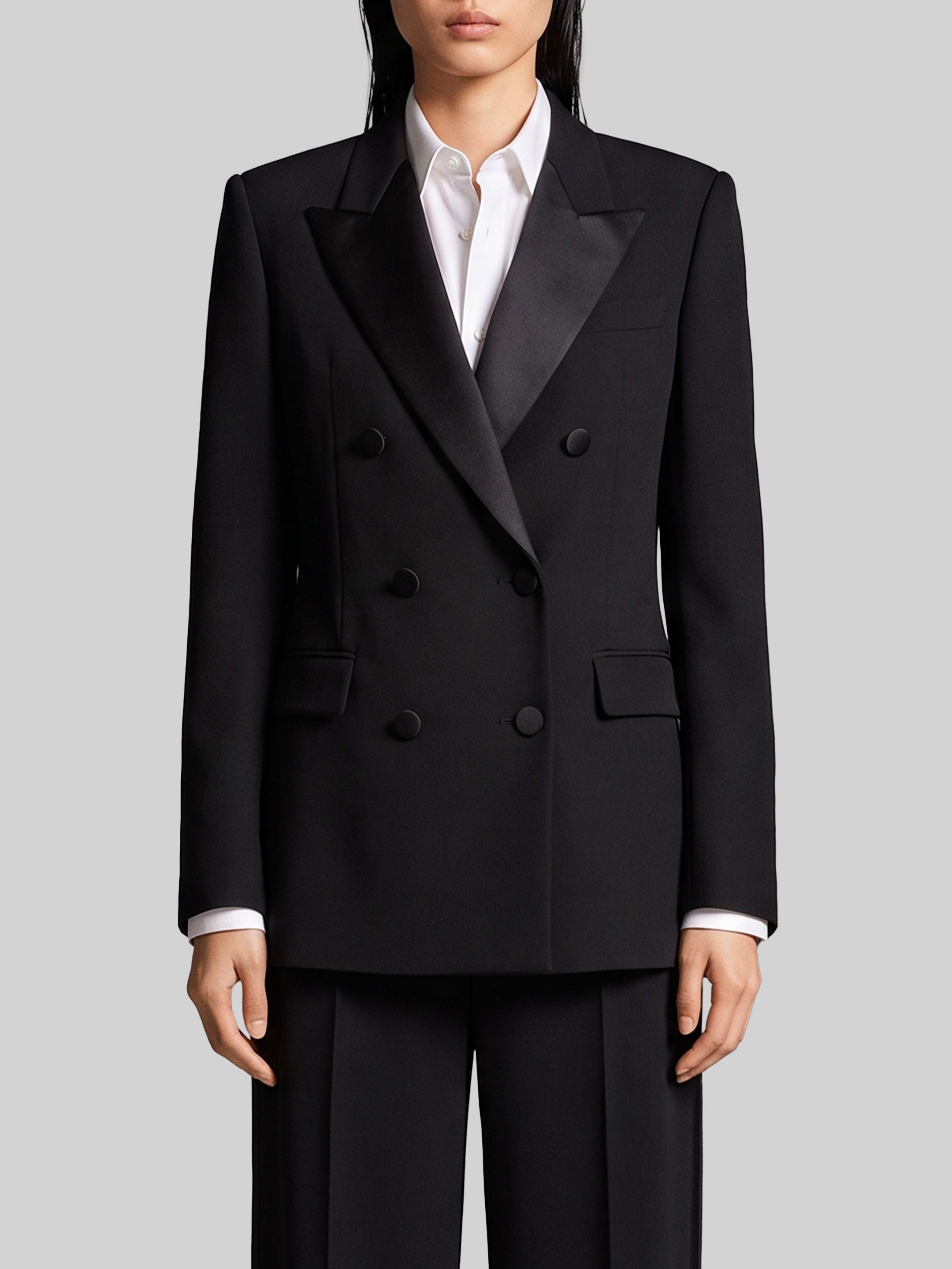 Black tuxedo jacket