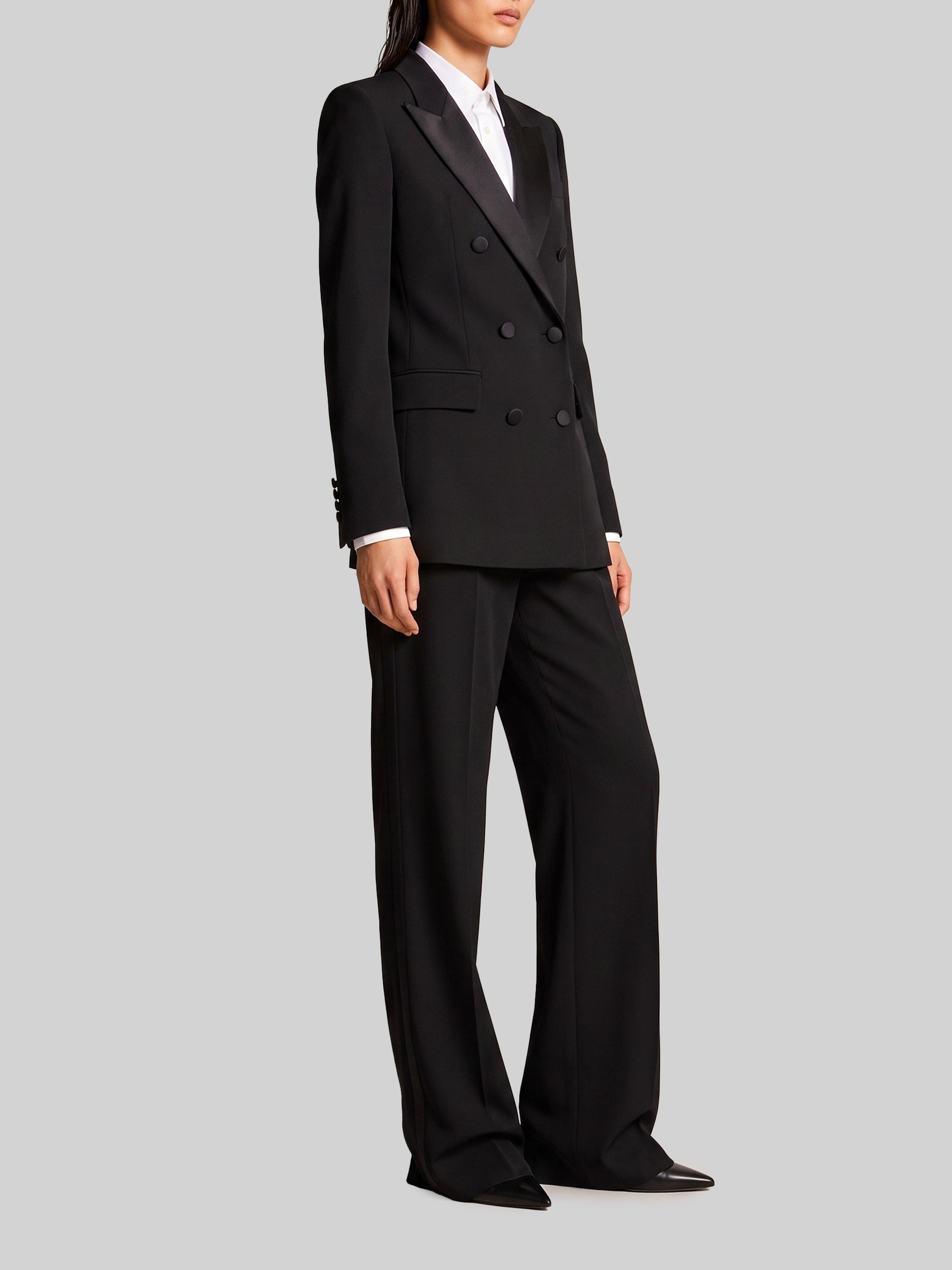 Black tuxedo jacket