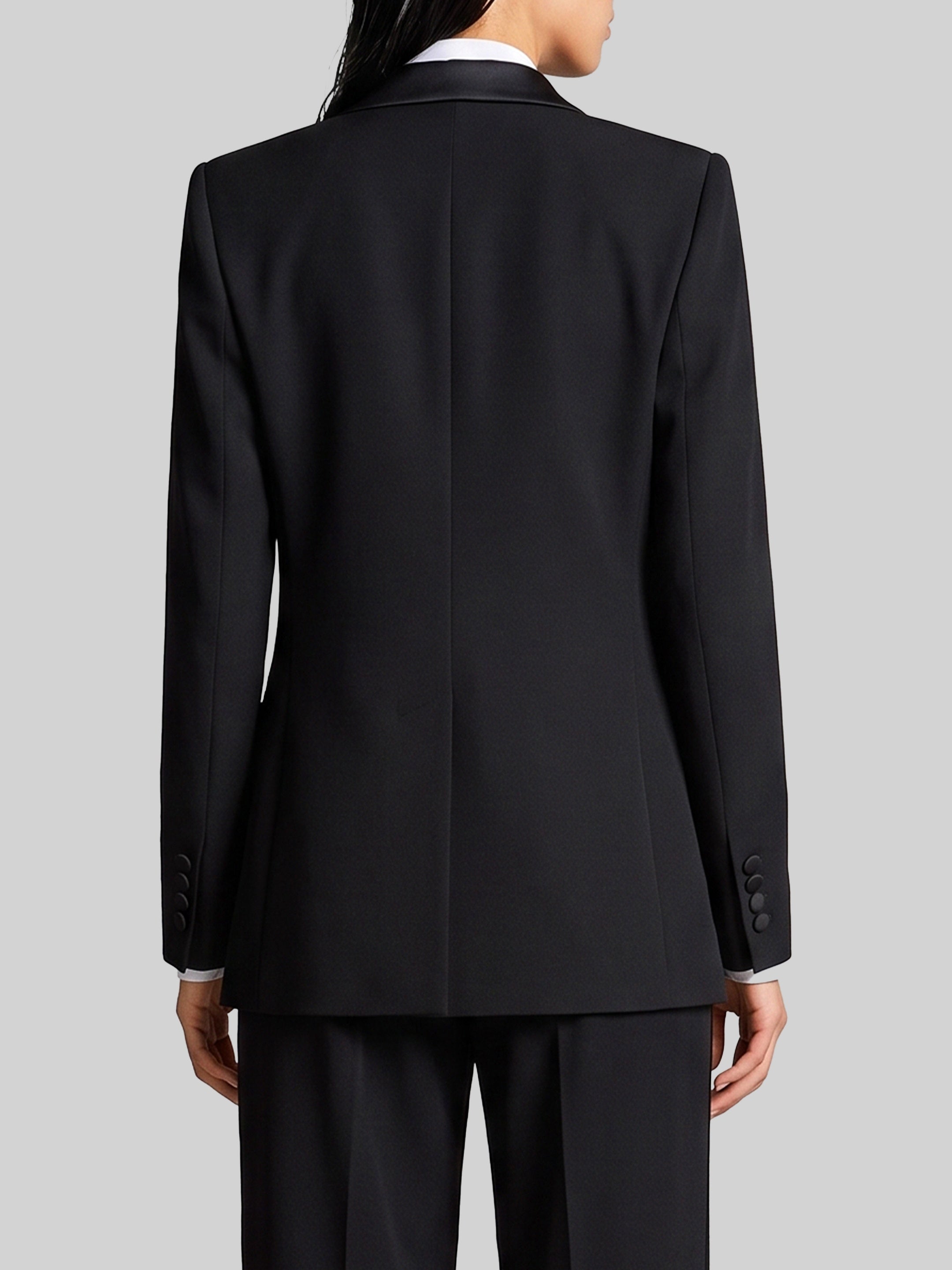 Black tuxedo jacket