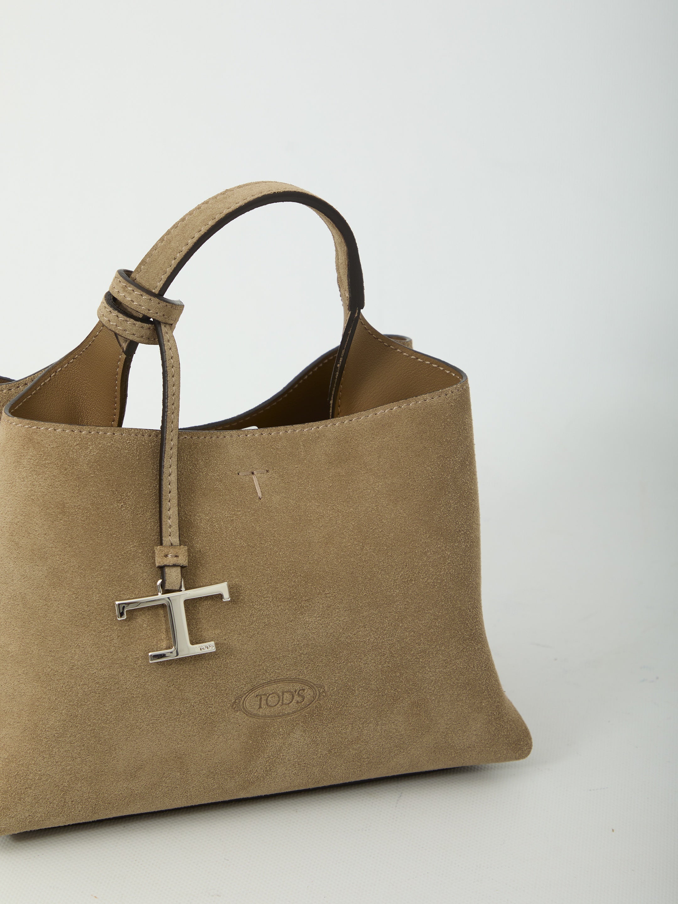 Micro suede leather bag