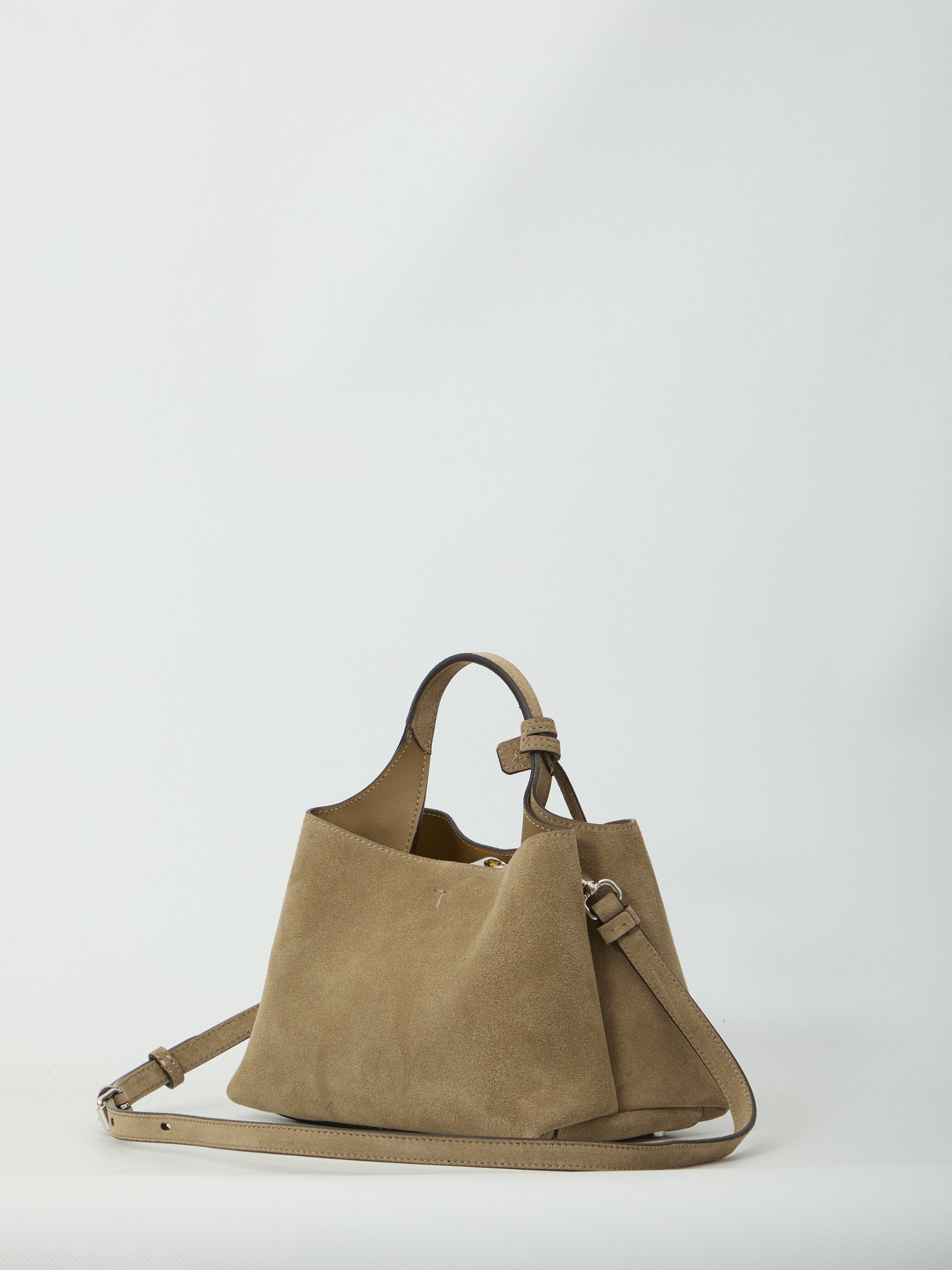 Micro suede leather bag