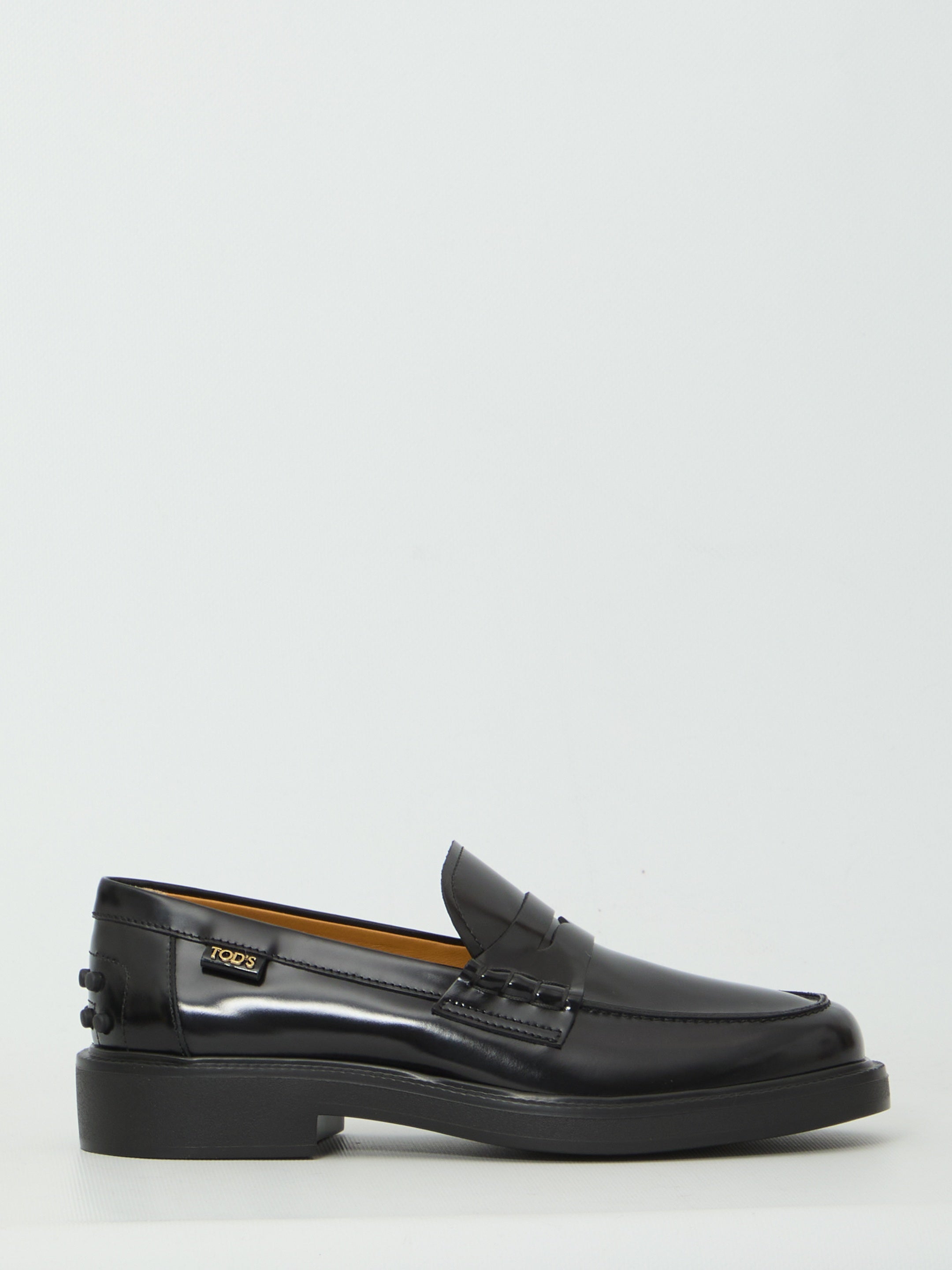 Leather loafers