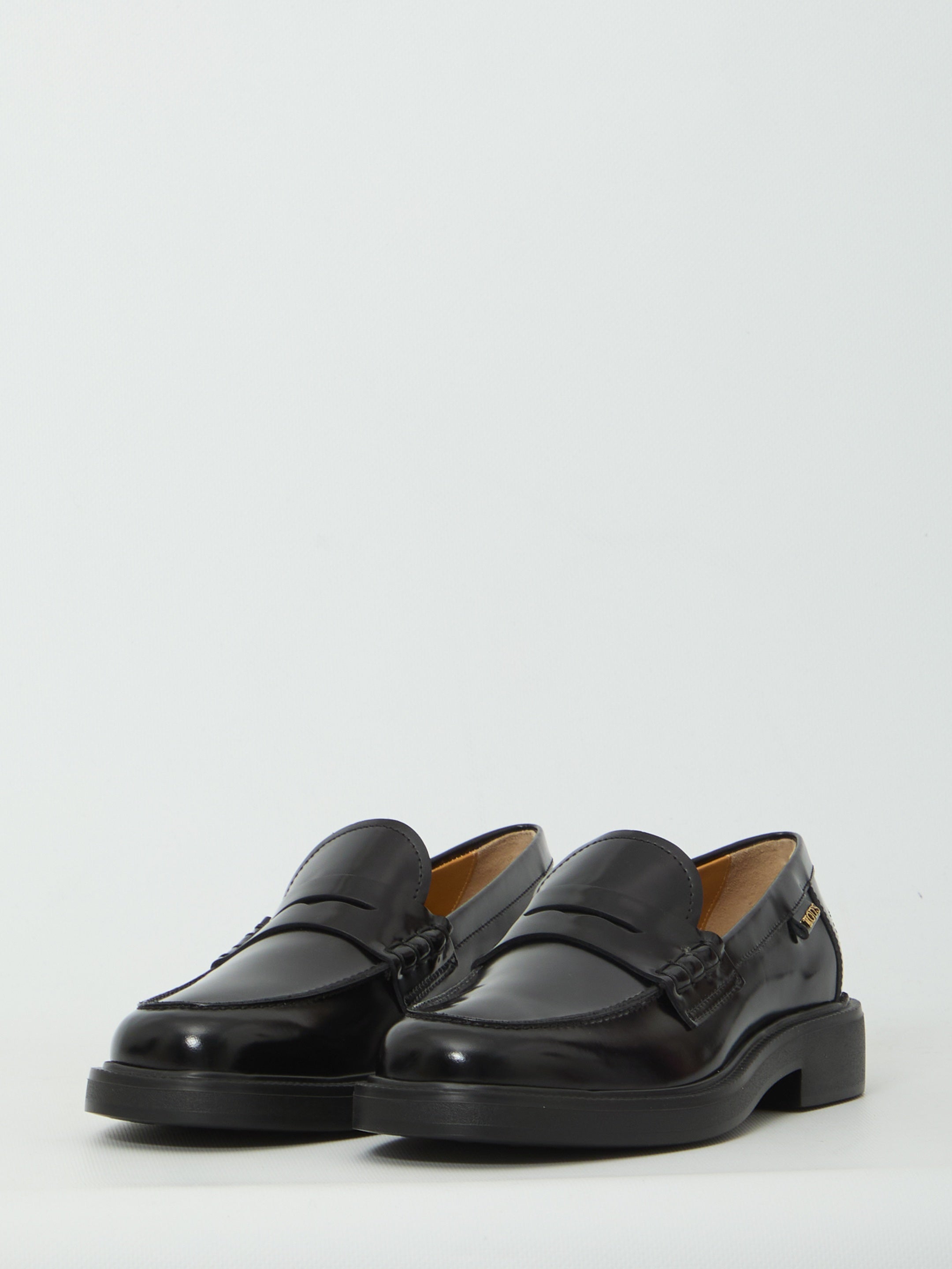 Leather loafers