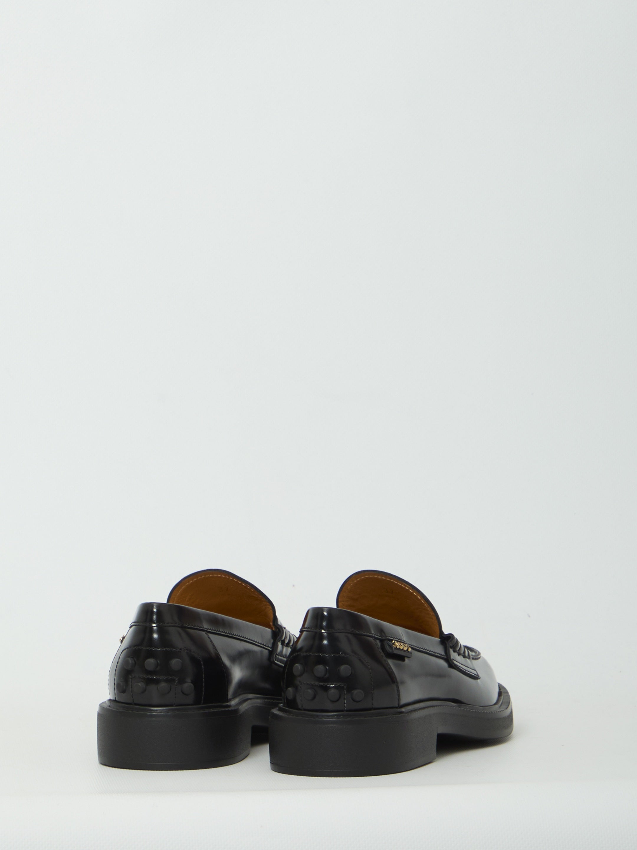 Leather loafers