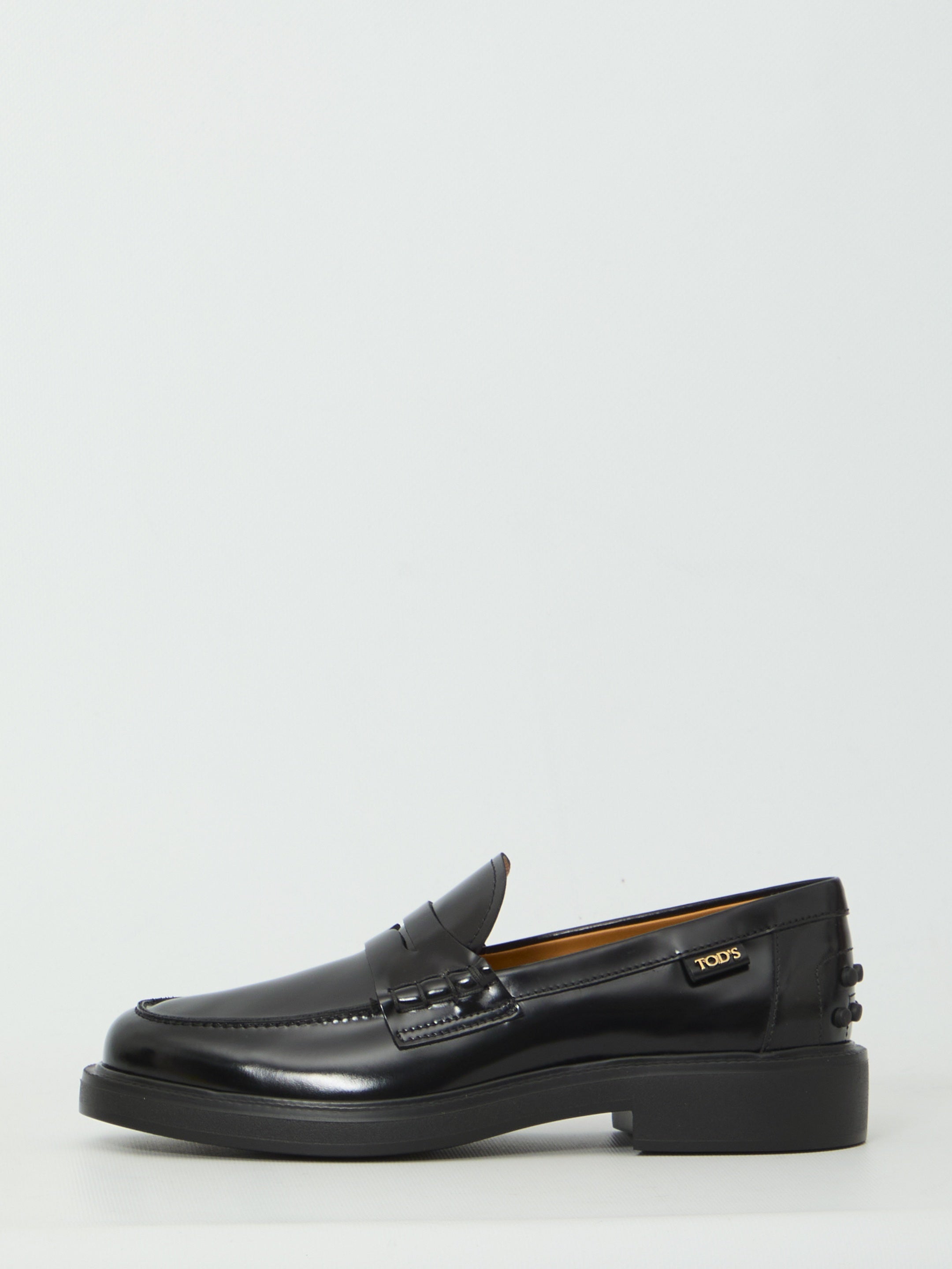 Leather loafers