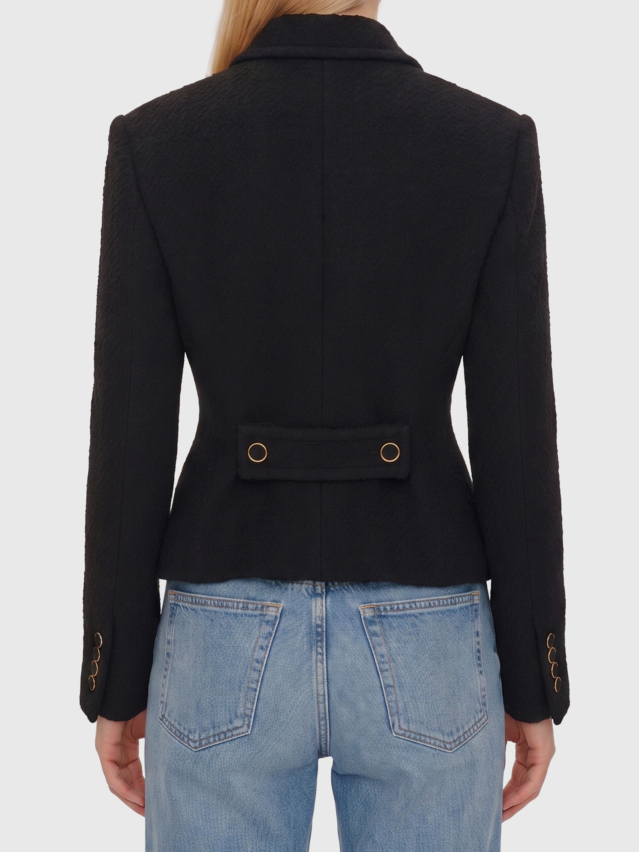 Fitted tailored jacket