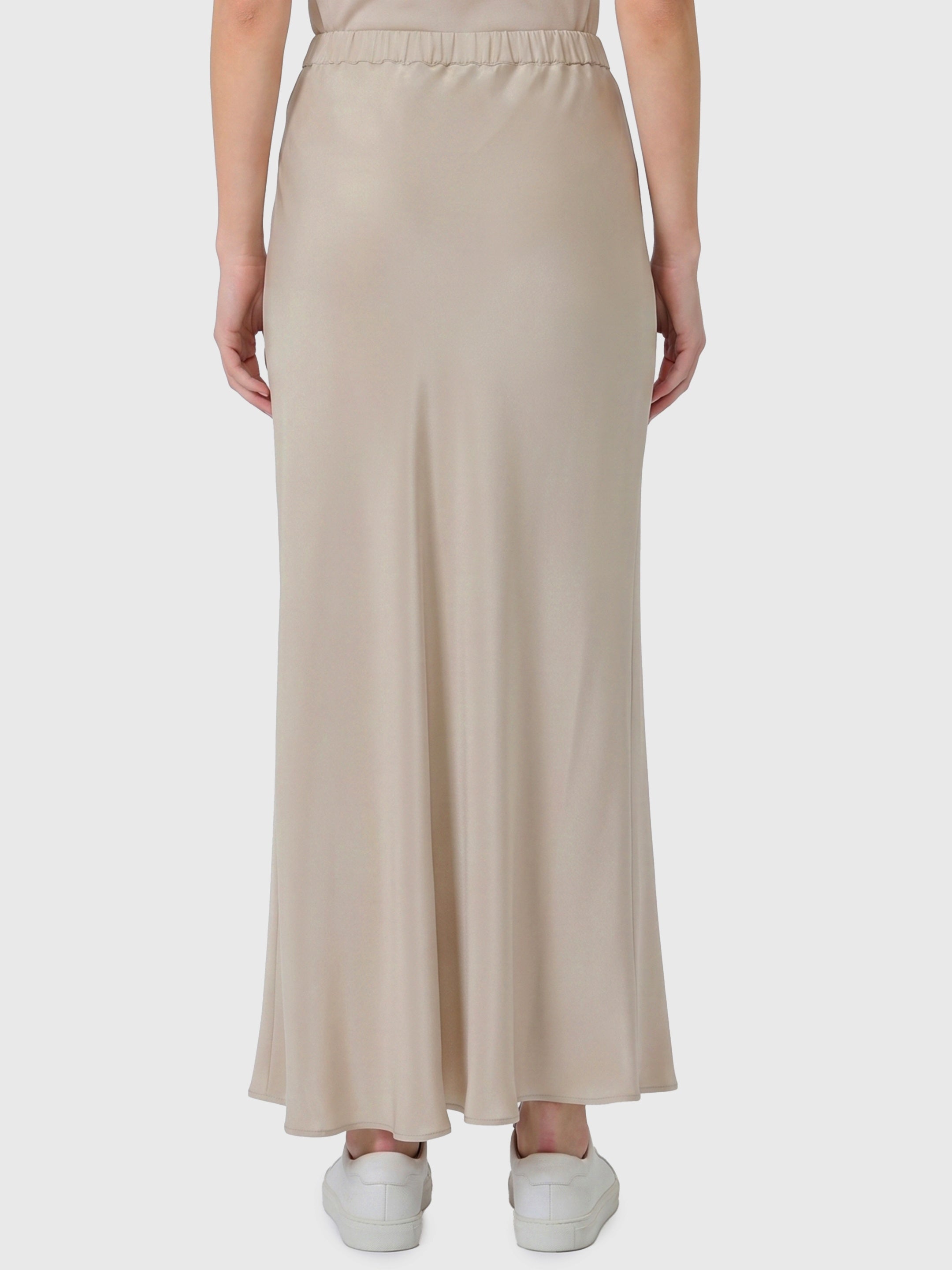 Long Sospiro silk skirt