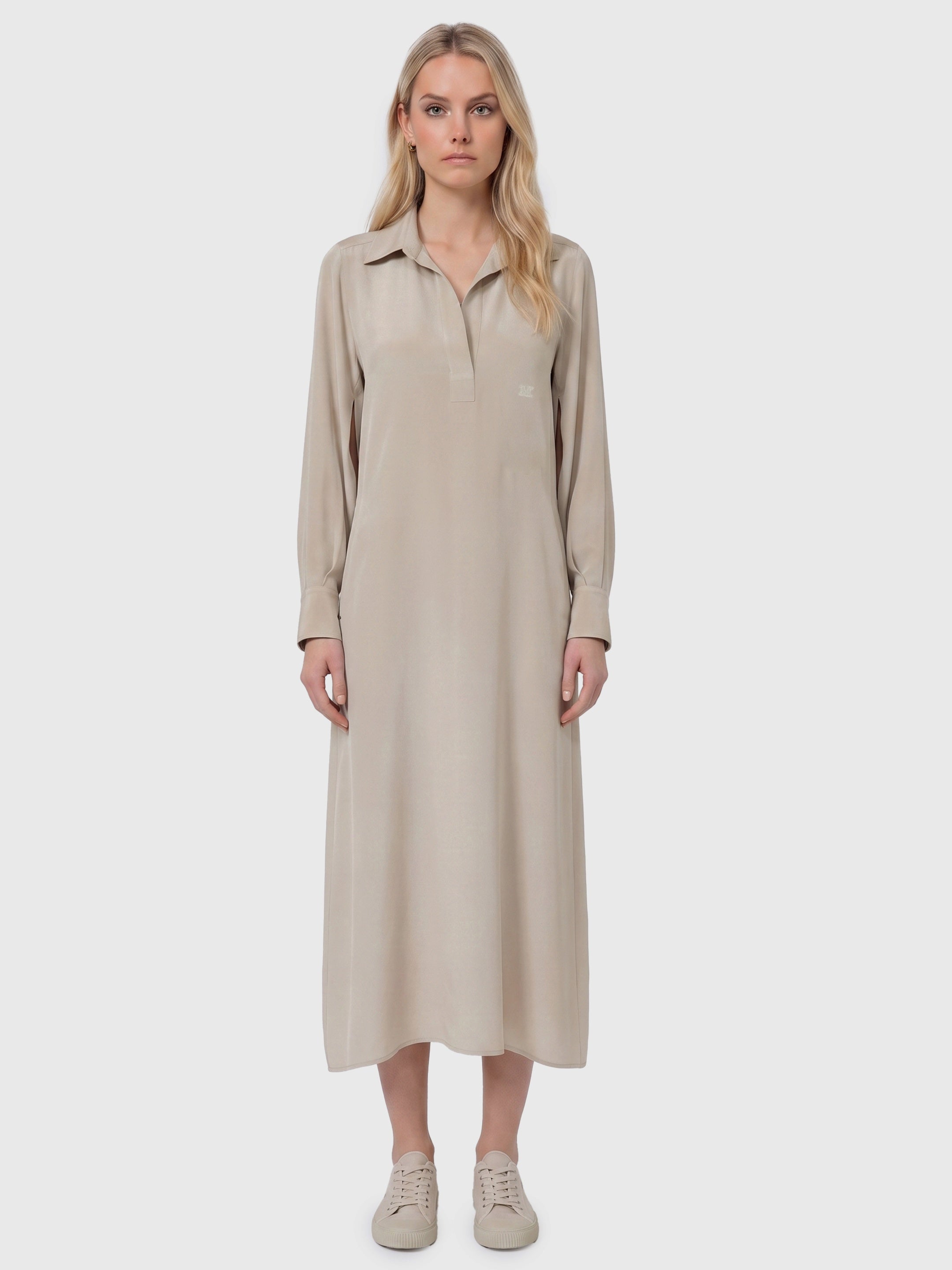 Gambero silk polo dress