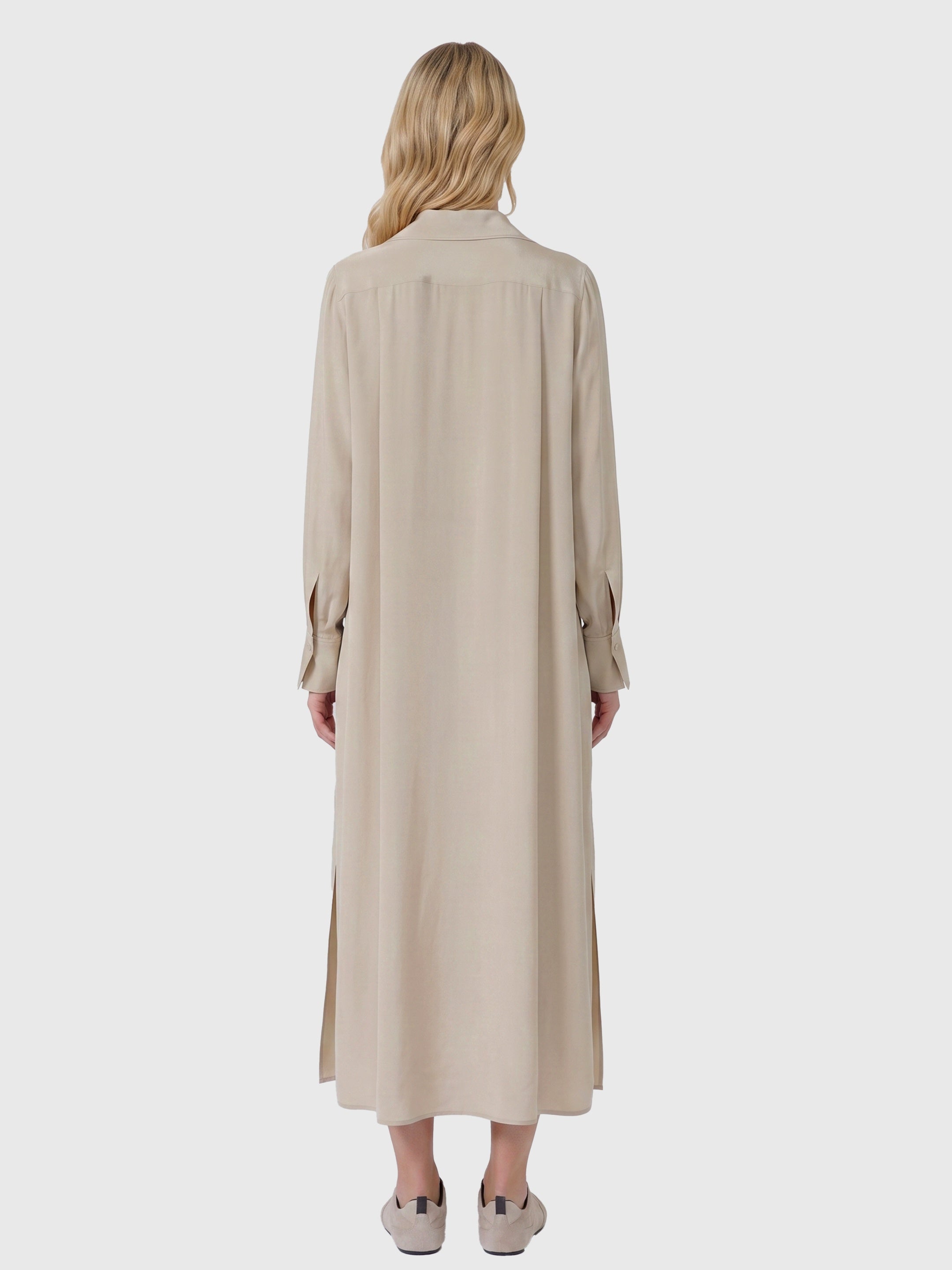 Gambero silk polo dress