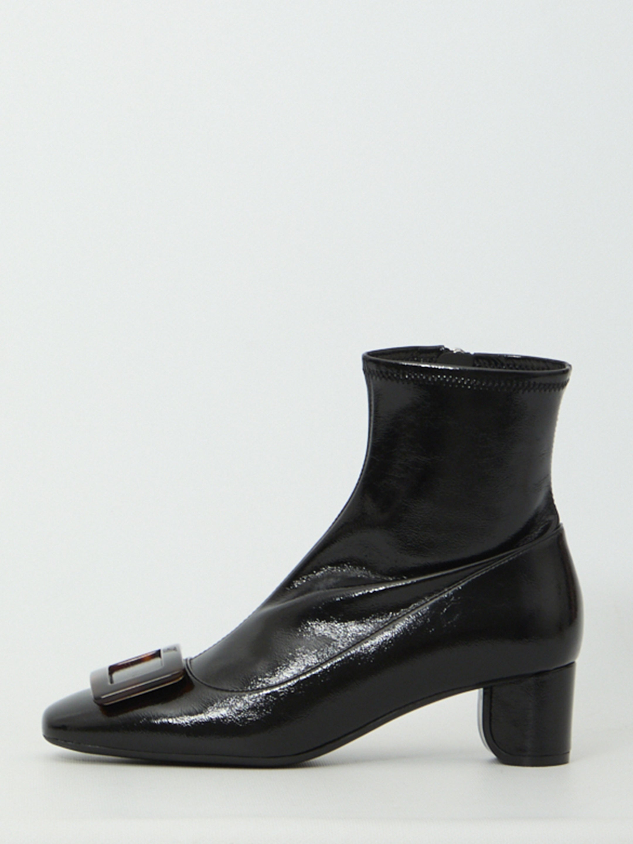 Roundy Turtle Stretch ankle boots