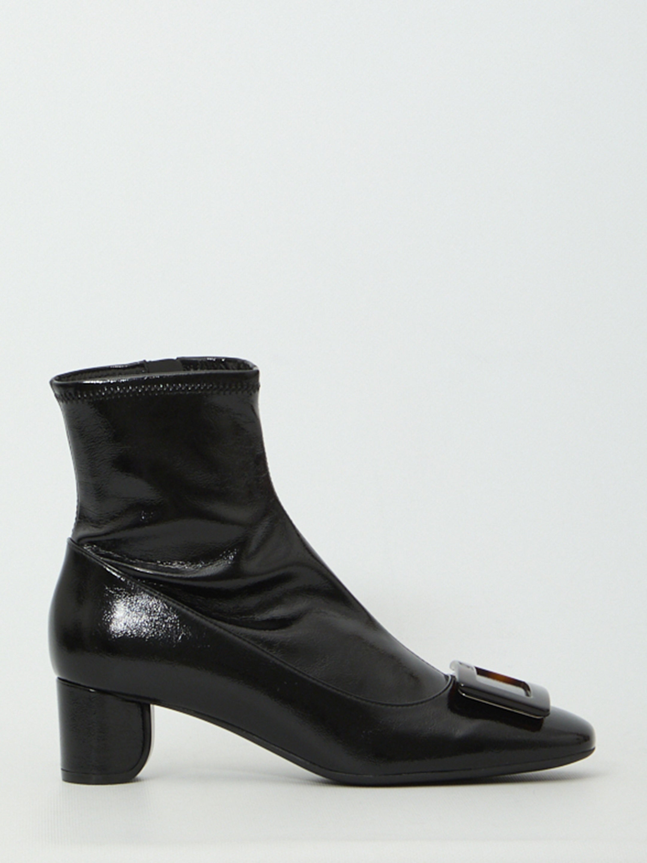 Roundy Turtle Stretch ankle boots