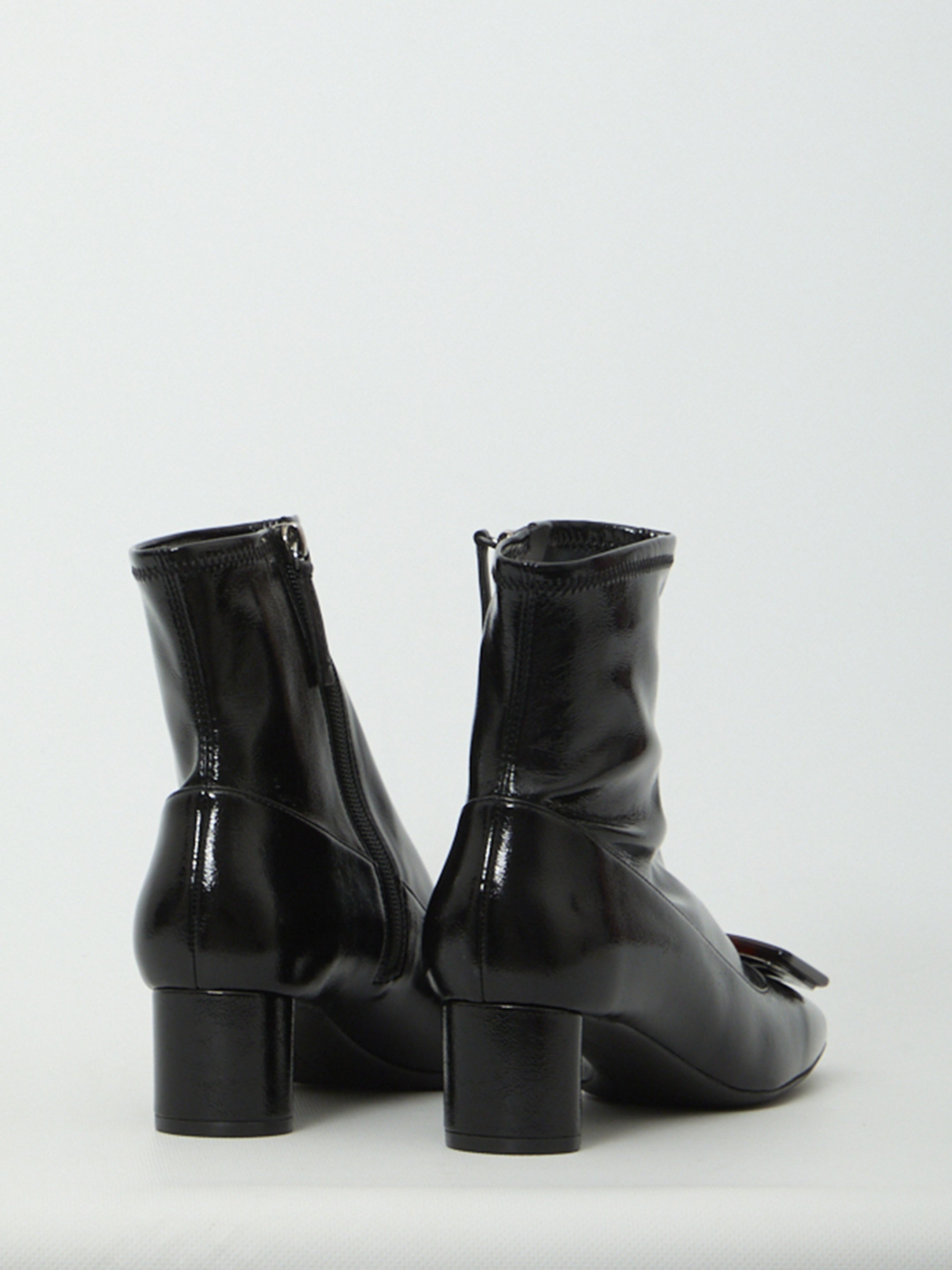 Roundy Turtle Stretch ankle boots