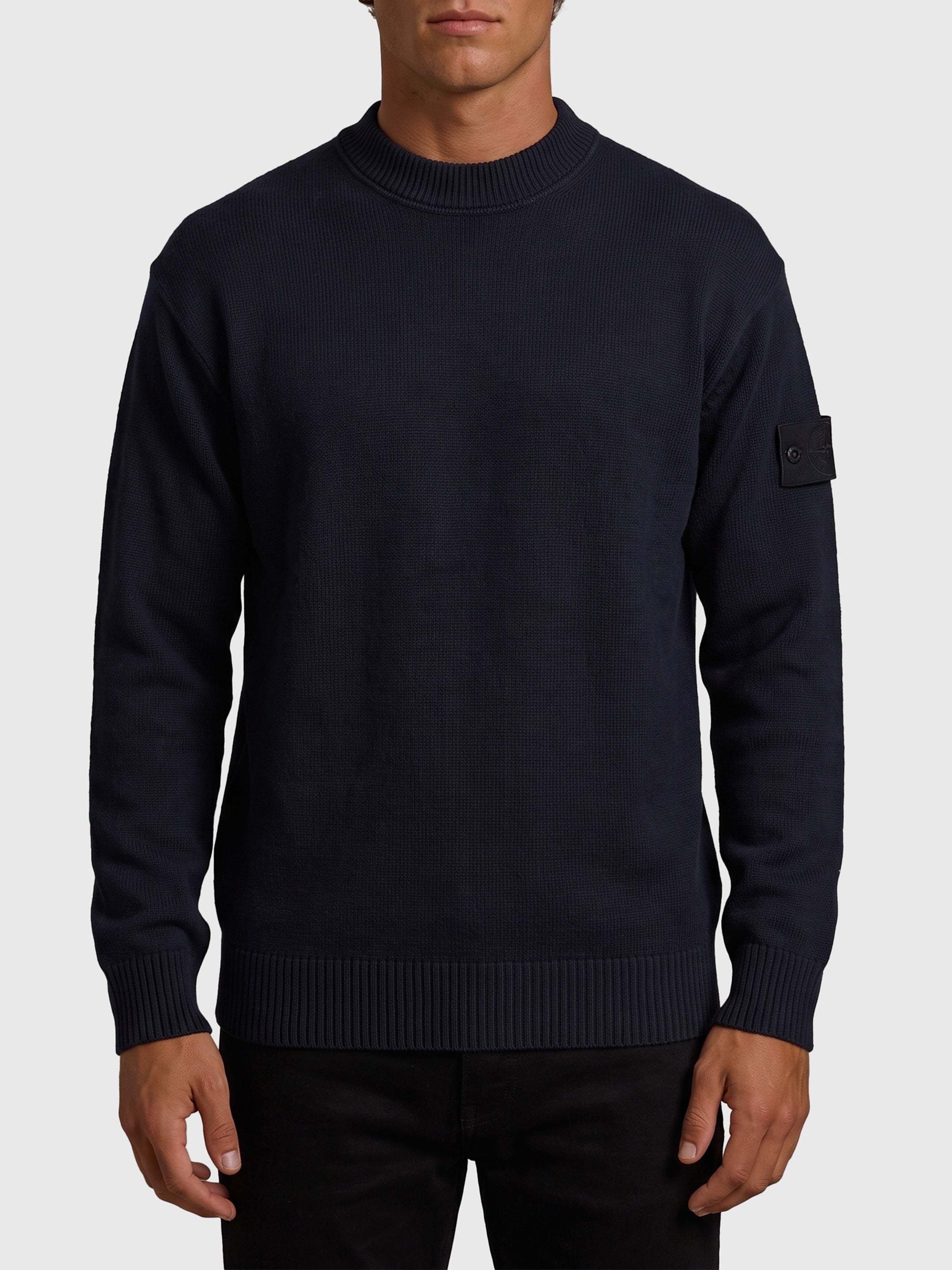 Navy Ghost crewneck sweater