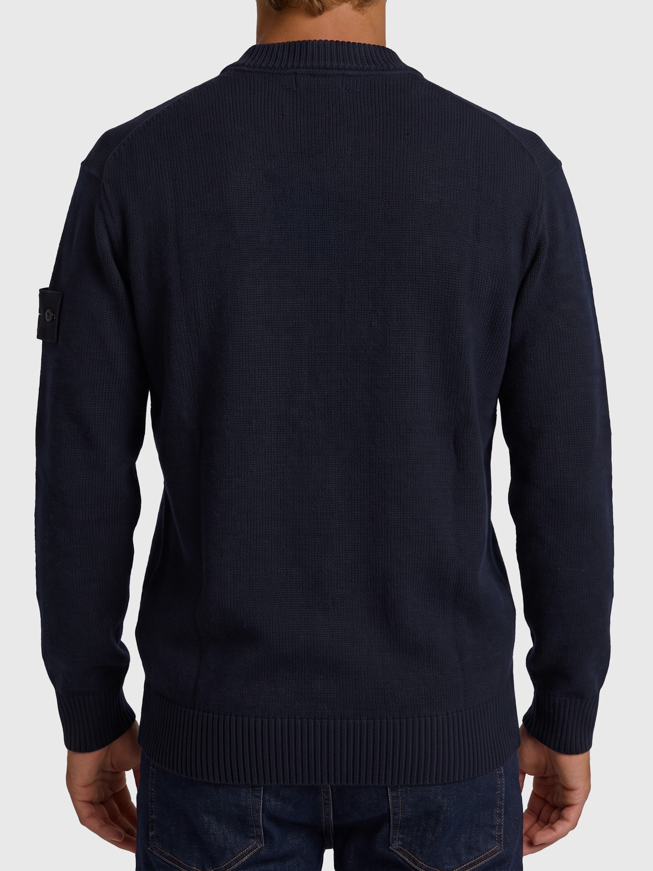Navy Ghost crewneck sweater