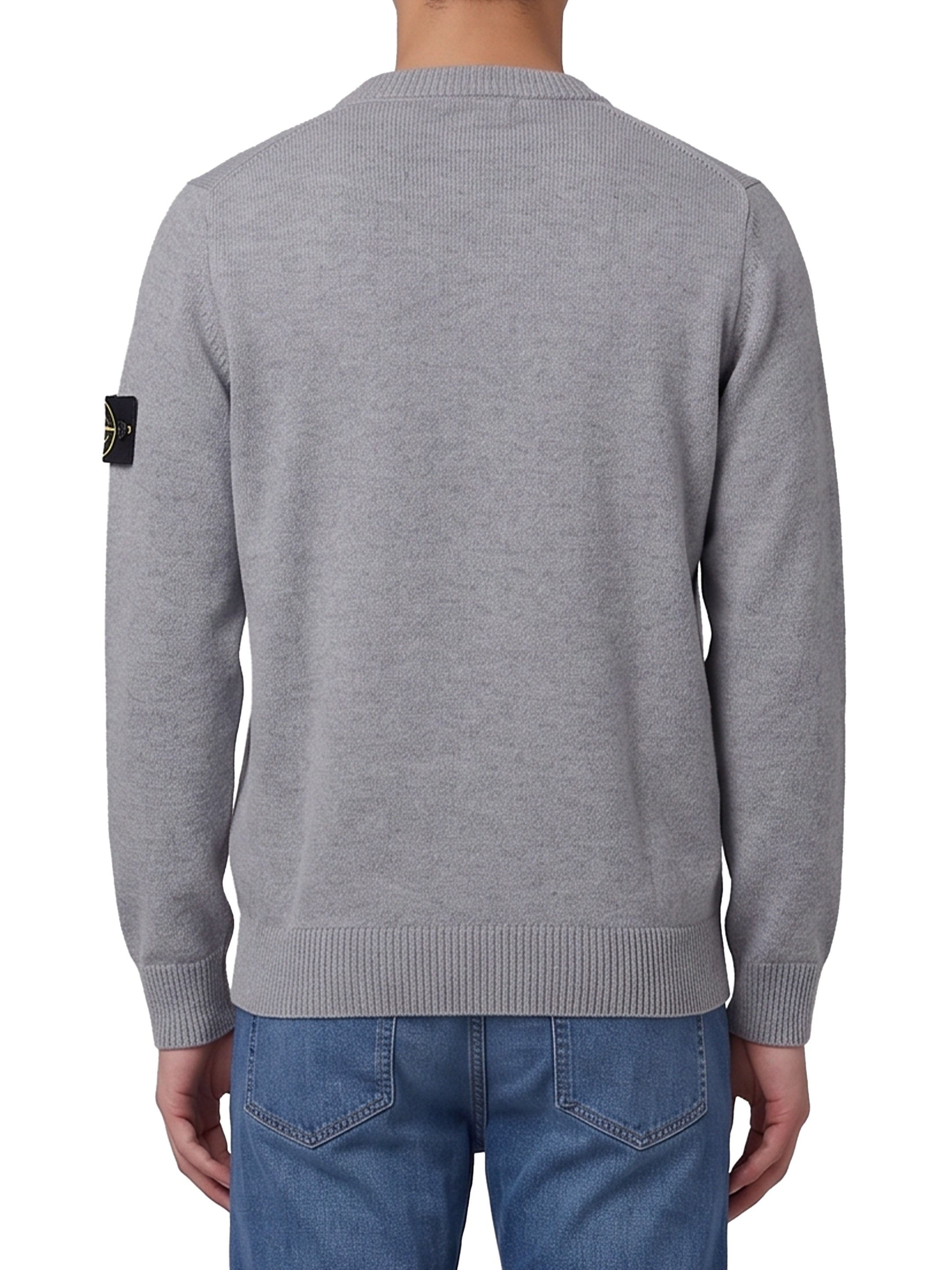 Grey crewneck sweater
