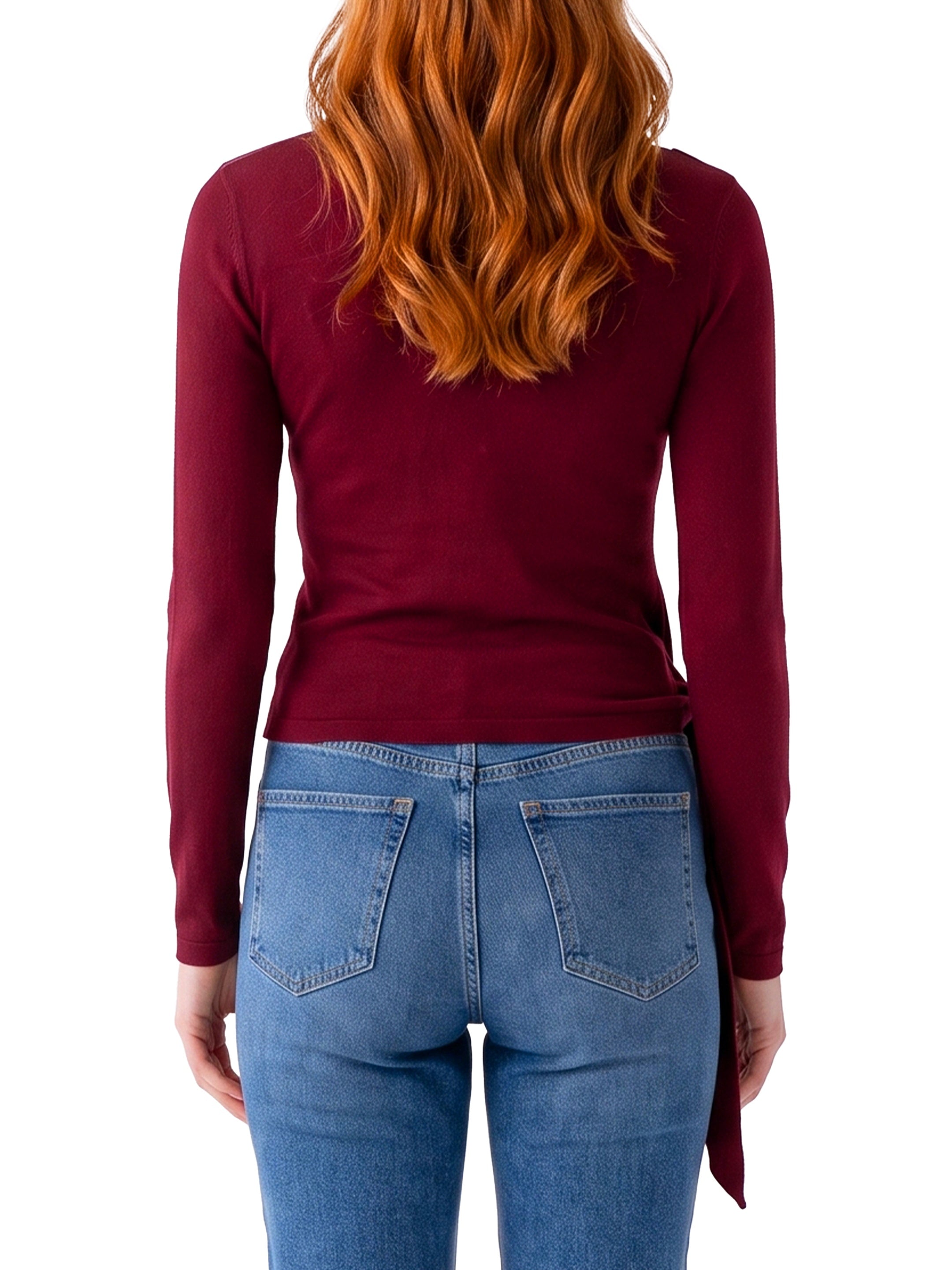 Cut-off top with sash