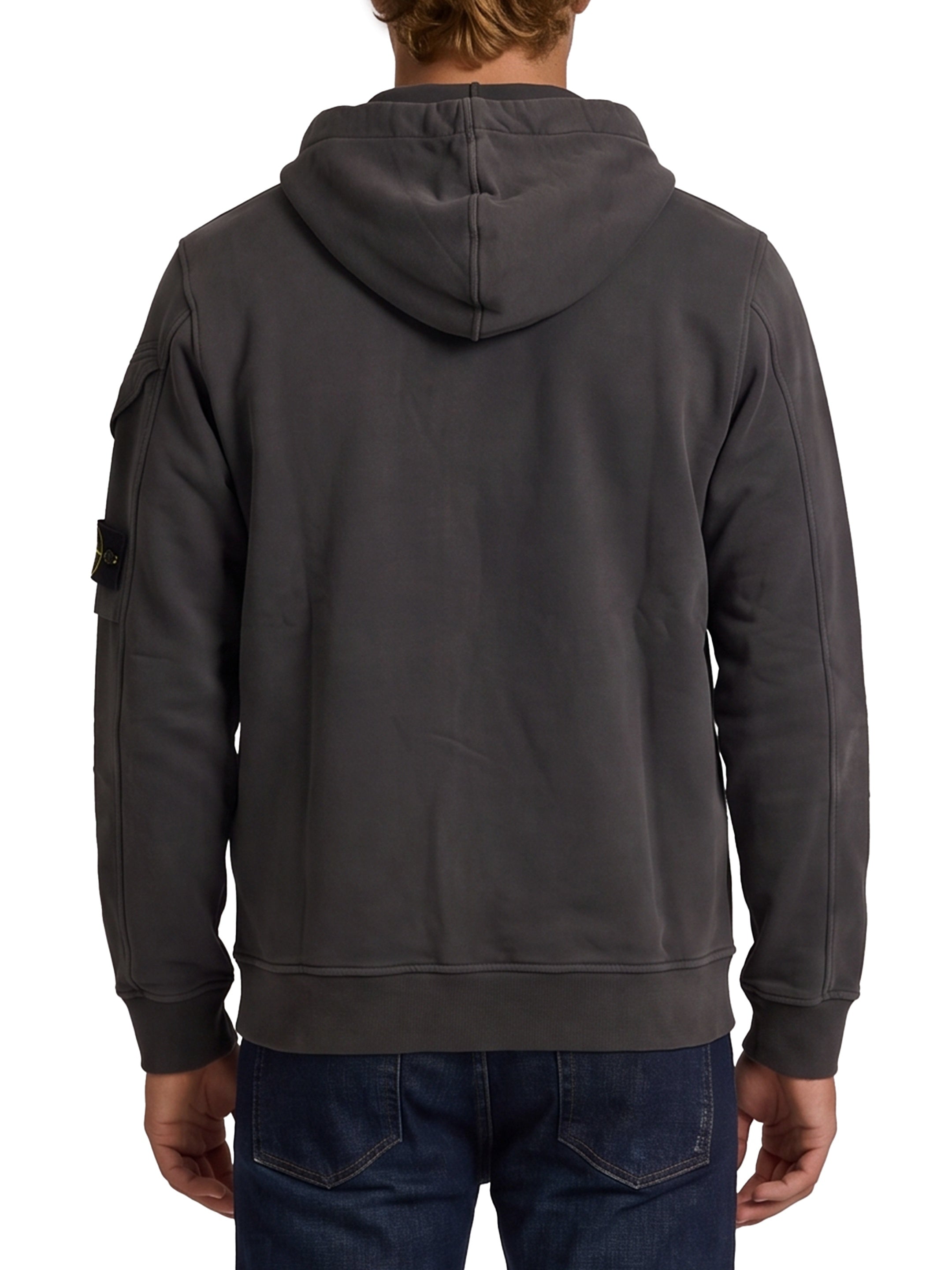 Cotton zip-up sweatshirt