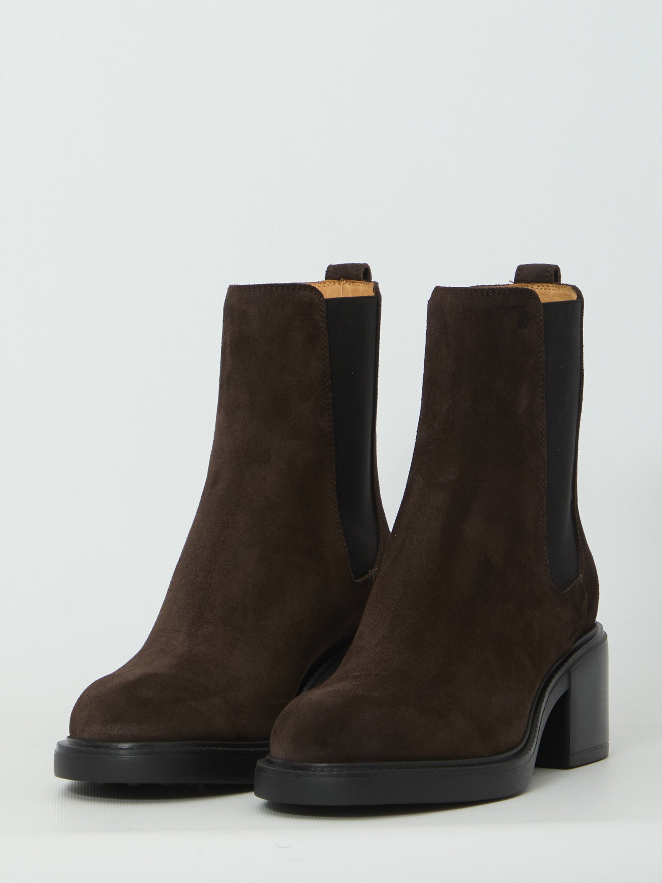 Suede ankle boot