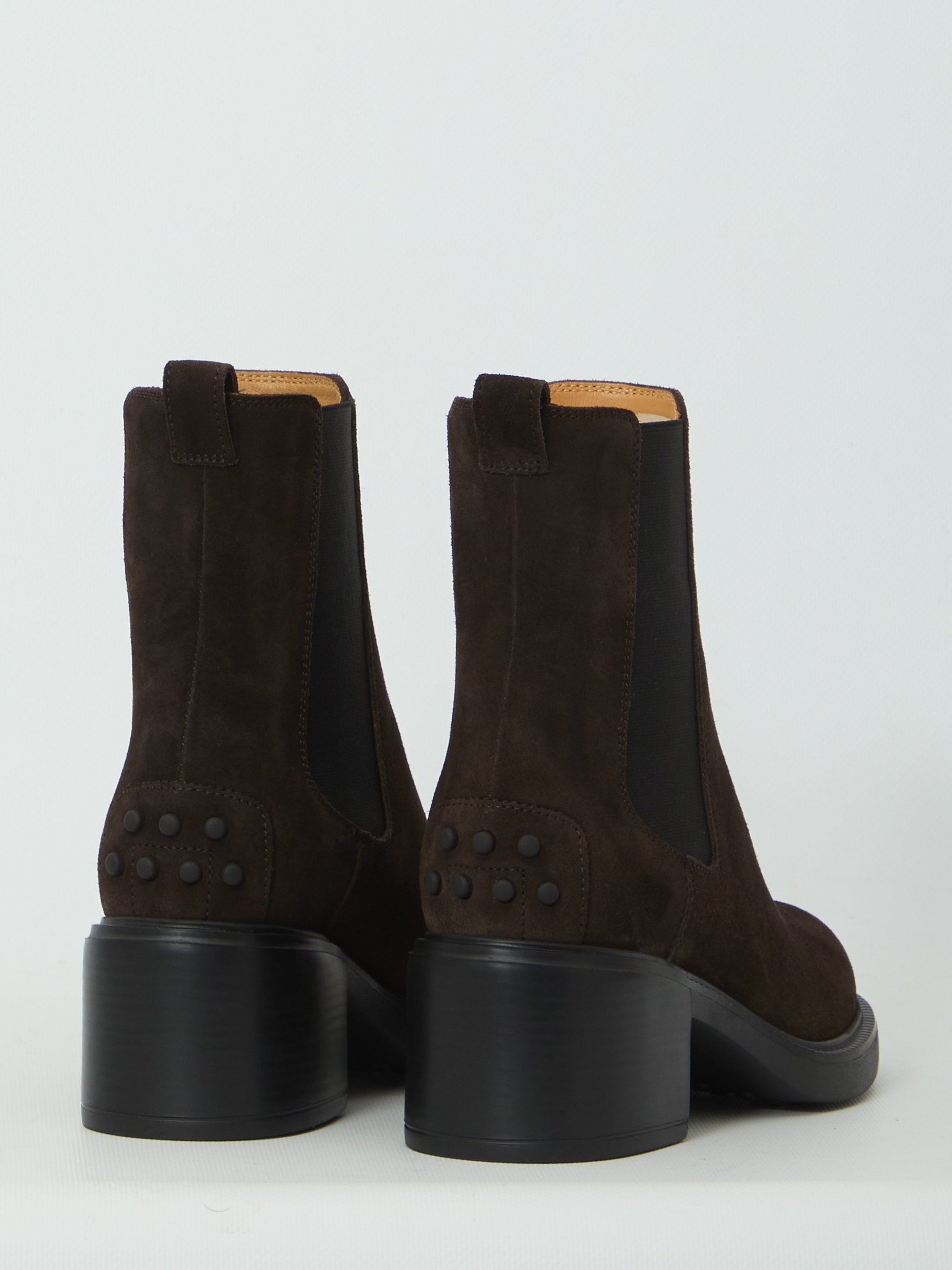 Suede ankle boot