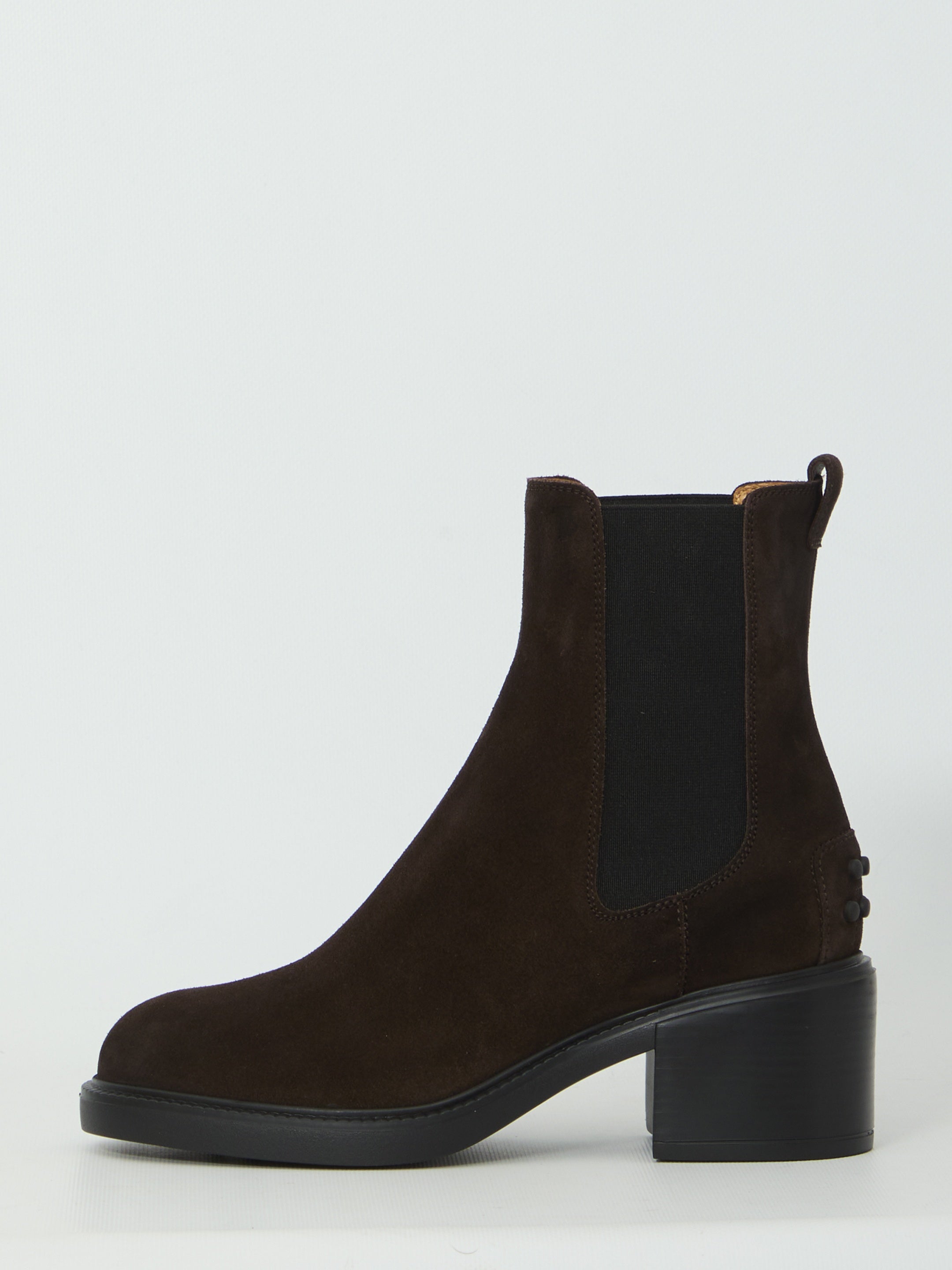 Suede ankle boot