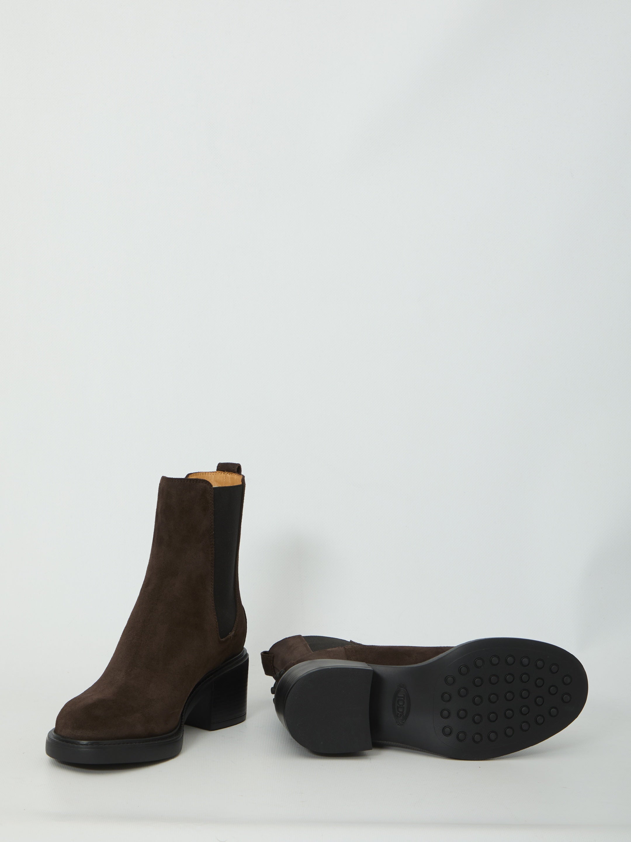 Suede ankle boot