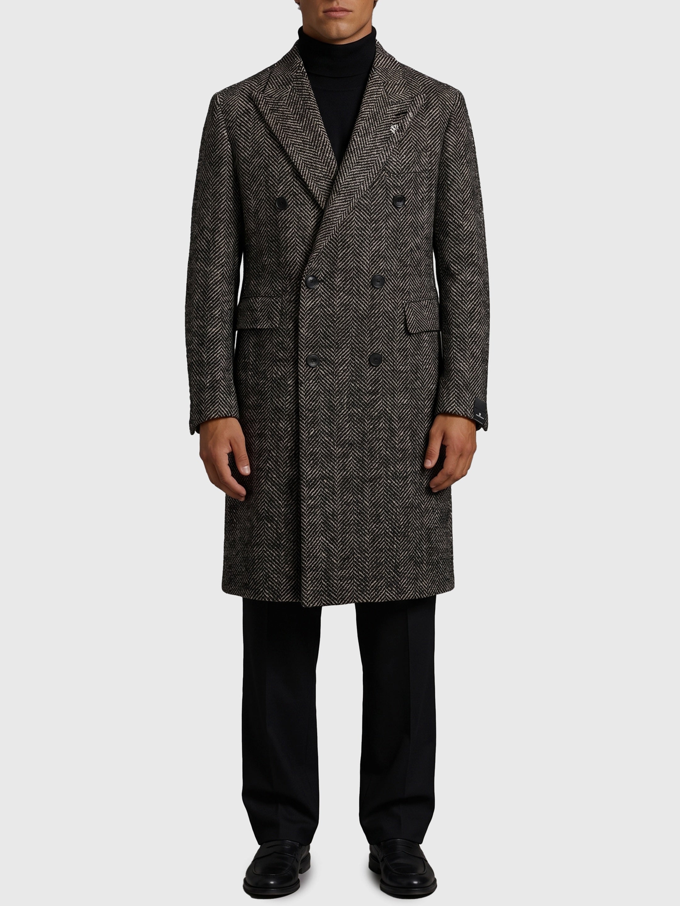 Double-breasted Pino Lerario London coat