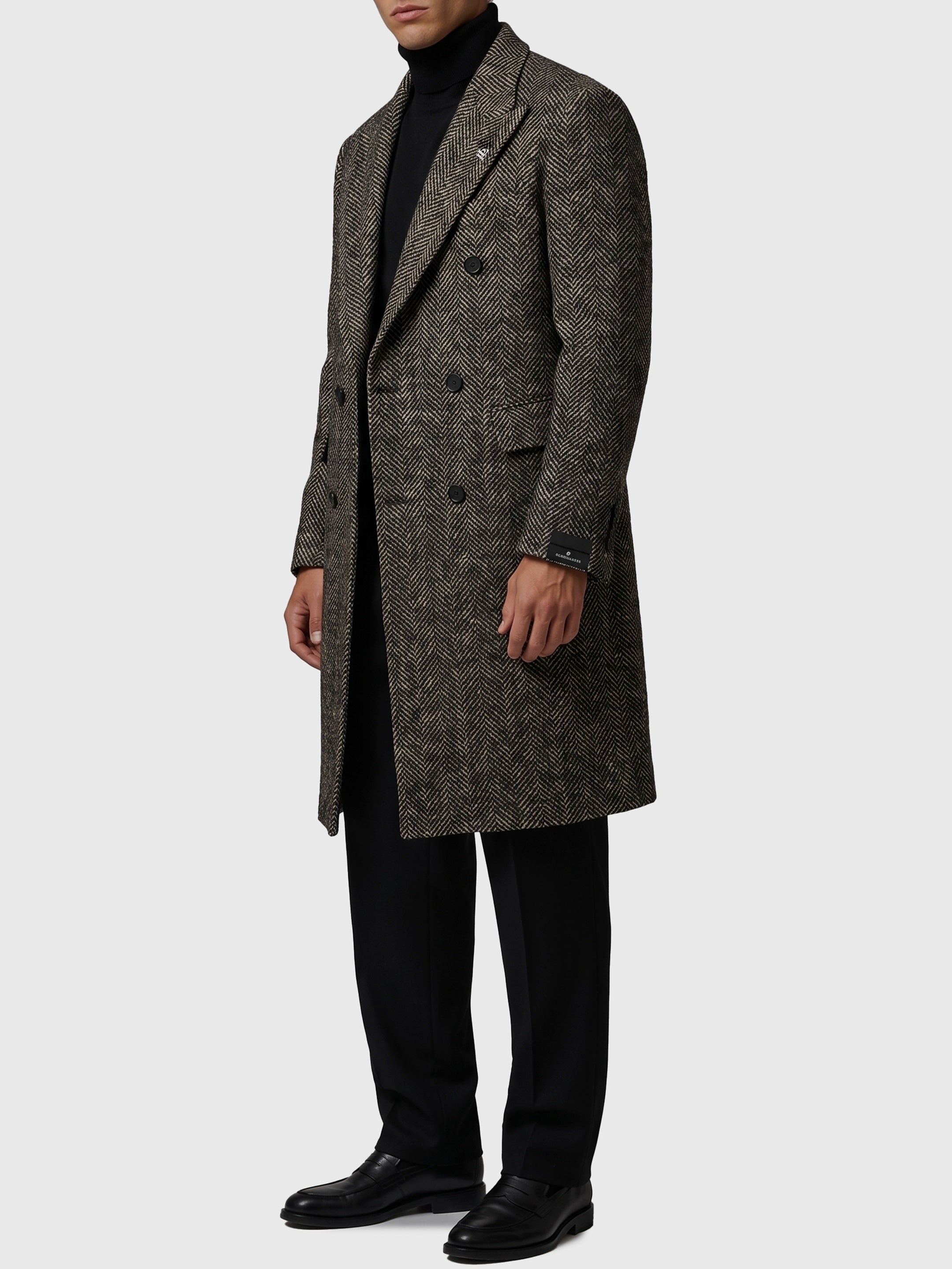 Double-breasted Pino Lerario London coat
